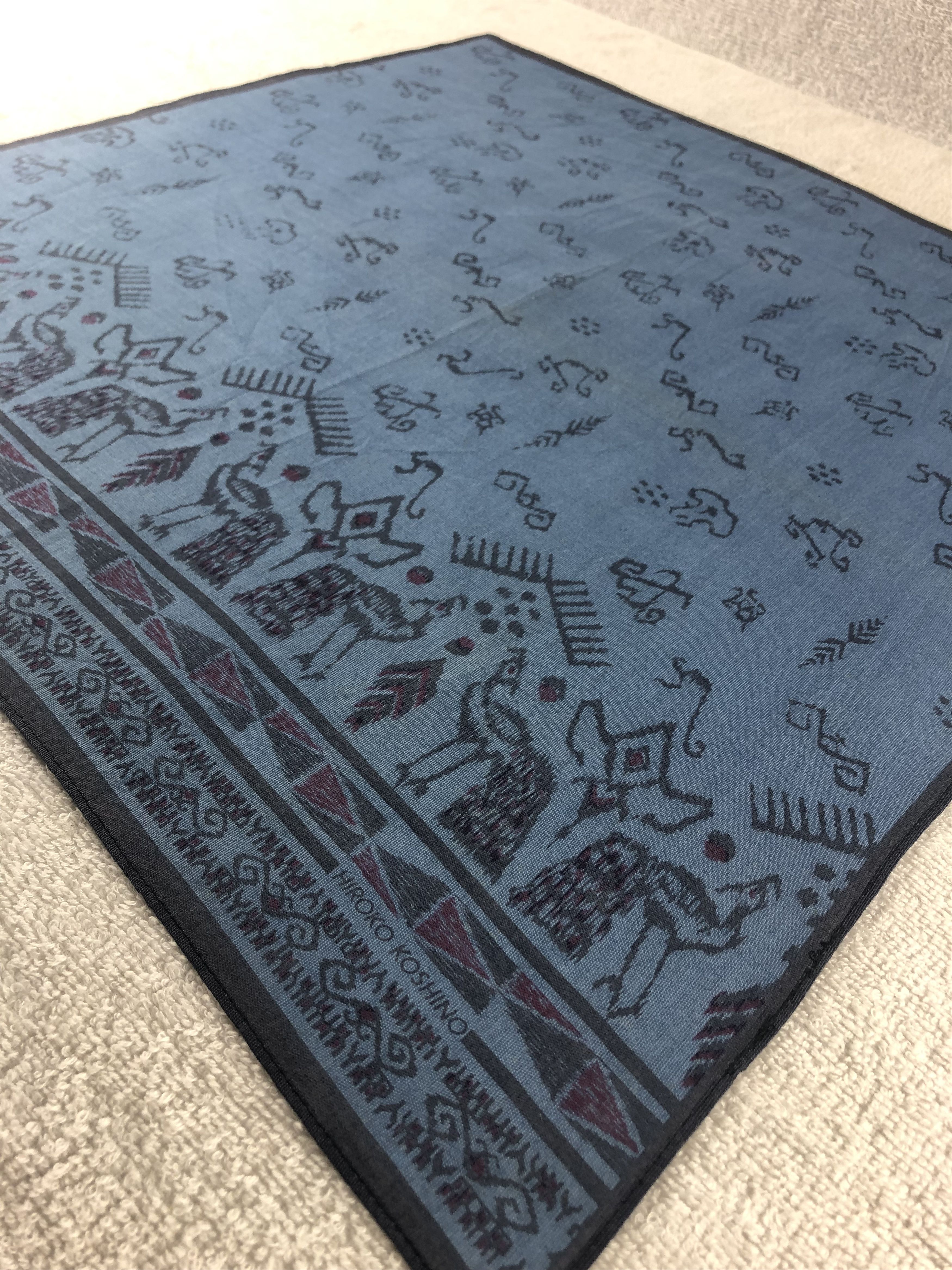 Hiroko Koshino Homme × Vintage Hiroko Koshino Handkerchief / Bandana / Neckerchief Size ONE SIZE - 4 Thumbnail