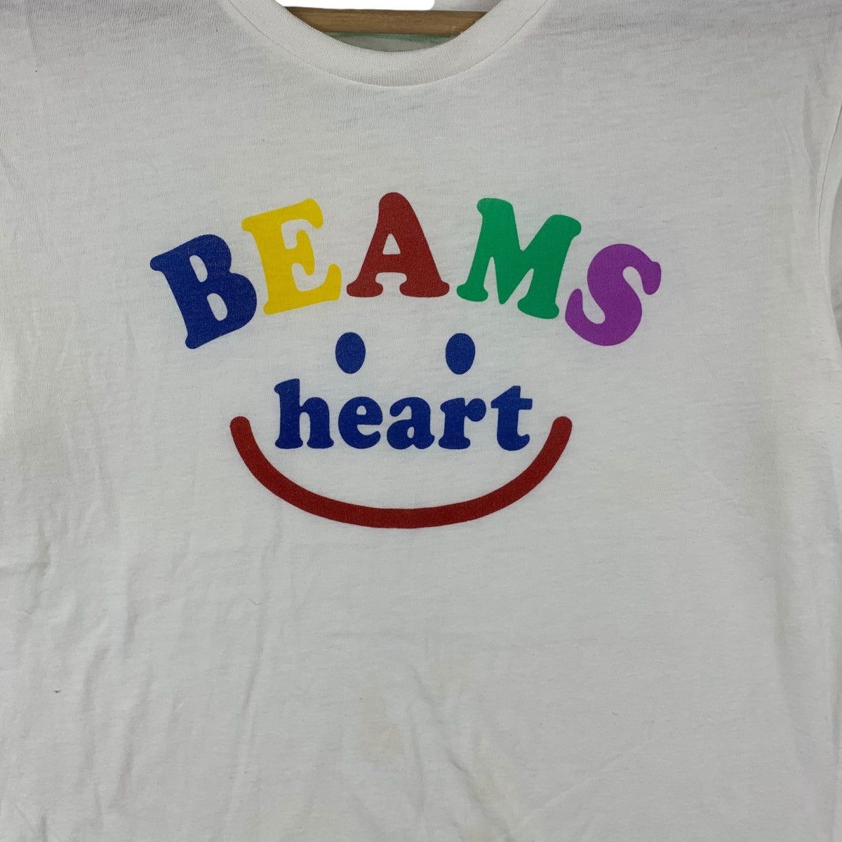 Beams Plus BEAMS PLUS HEART Collection Smiley Multicolor Logo Tee Size S / US 4 / IT 40 - 4 Thumbnail