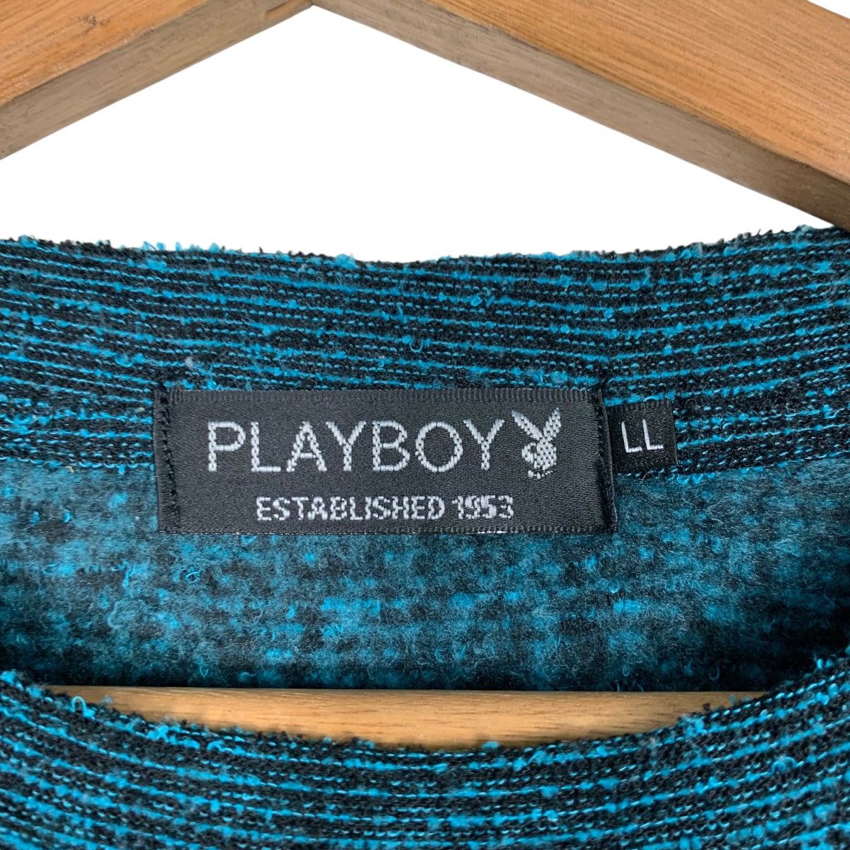 Japanese Brand Vintage PLAYBOY Embroidery Bunny Logo Sweatshirt #1681-C75 Size US L / EU 52-54 / 3 - 11 Thumbnail