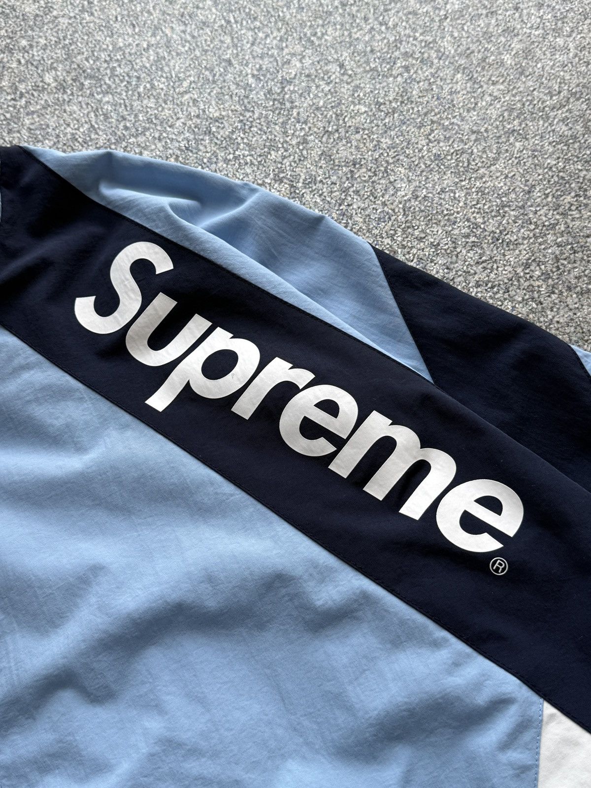 Supreme Supreme Paneled Track Jacket Light Blue Size Medium Size US M / EU 48-50 / 2 - 5 Thumbnail