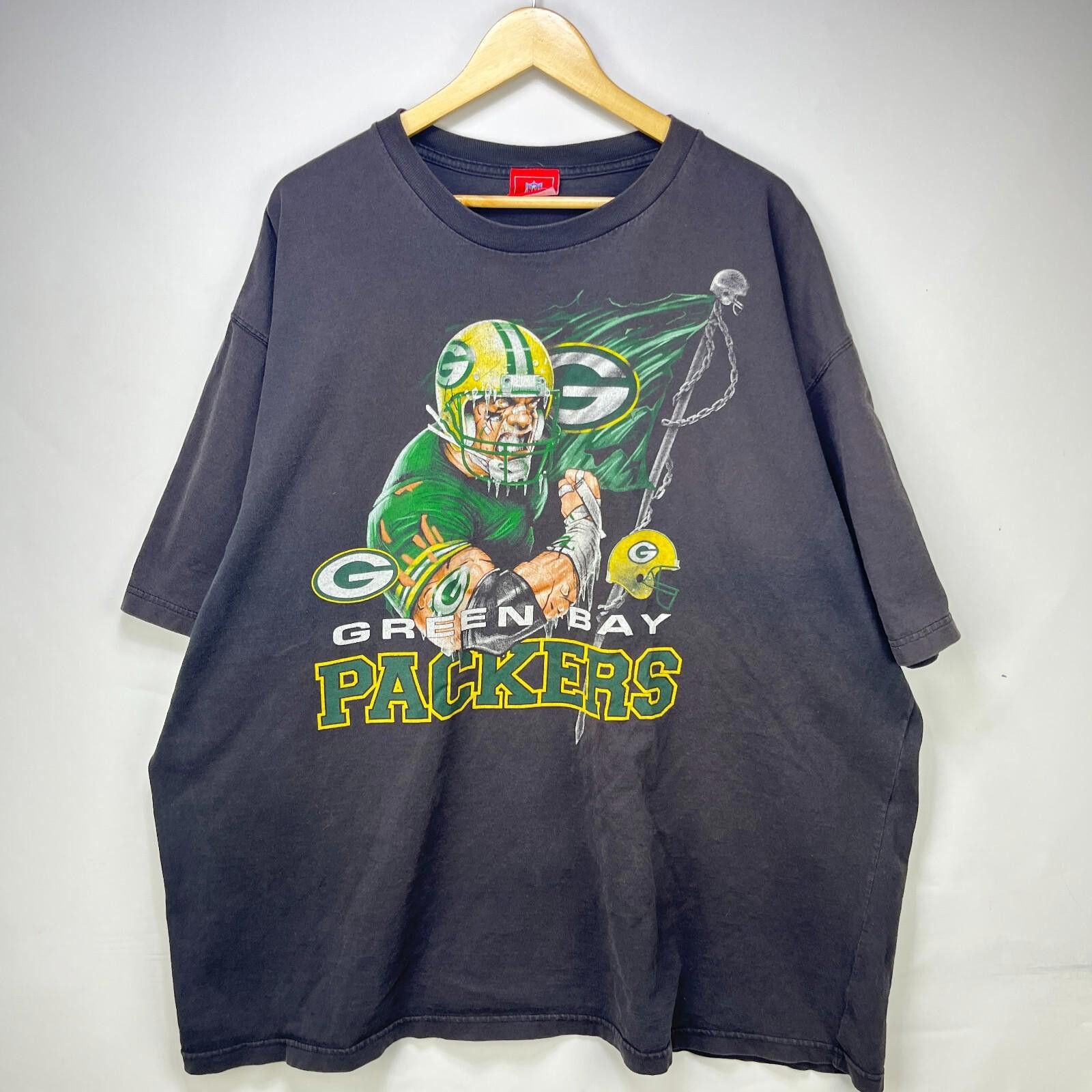 Other Vintage 90s Green Bay Packers NFL T-Shirt 3XL Sun Faded Size ONE SIZE - 1 Thumbnail