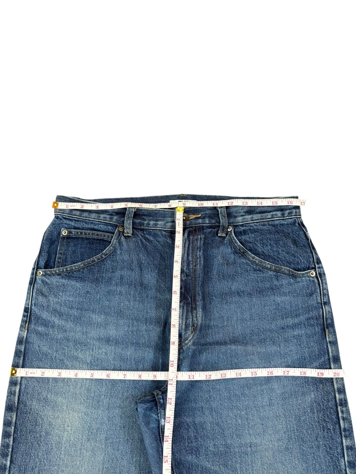 Uniqlo Vintage Uniqlo Christophe Lemaire Blue Wash Loose Baggy Jean Size US 32 / EU 48 - 11 Thumbnail