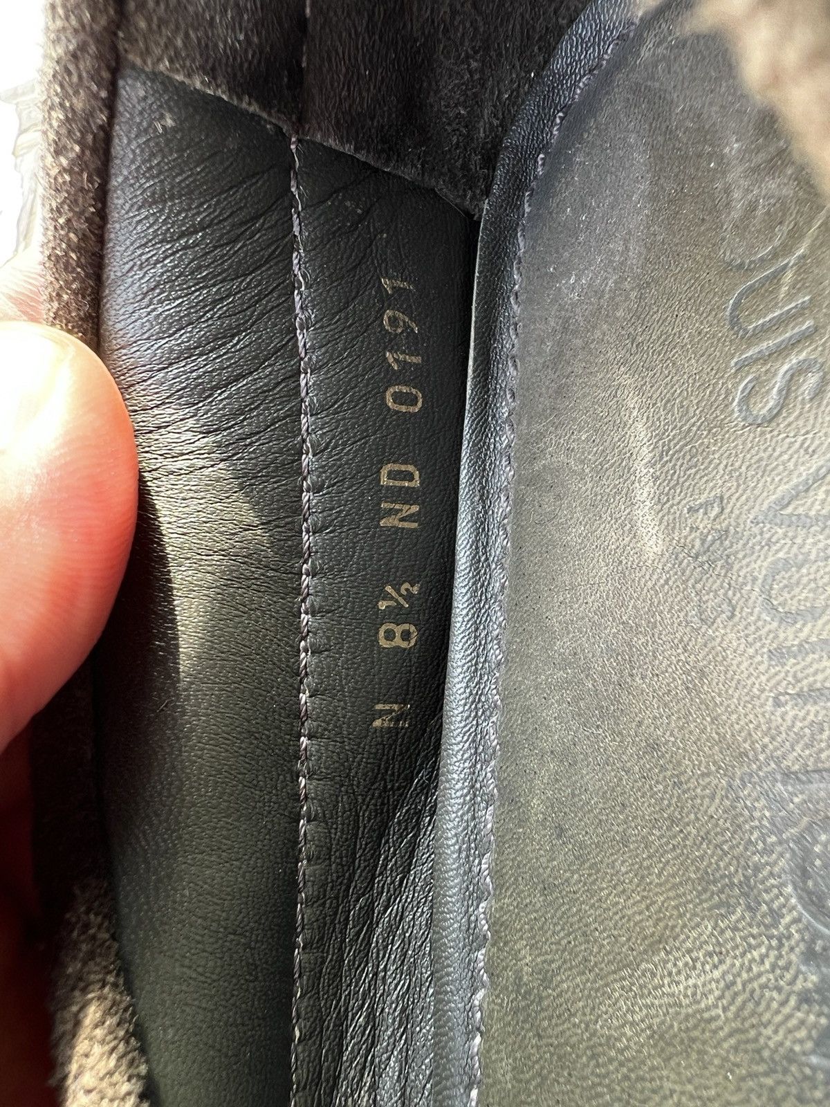 Car Shoe × Louis Vuitton Louis Vuitton Arizona Driving Moccasin Navy Size US 8.5 / EU 41-42 - 10 Thumbnail