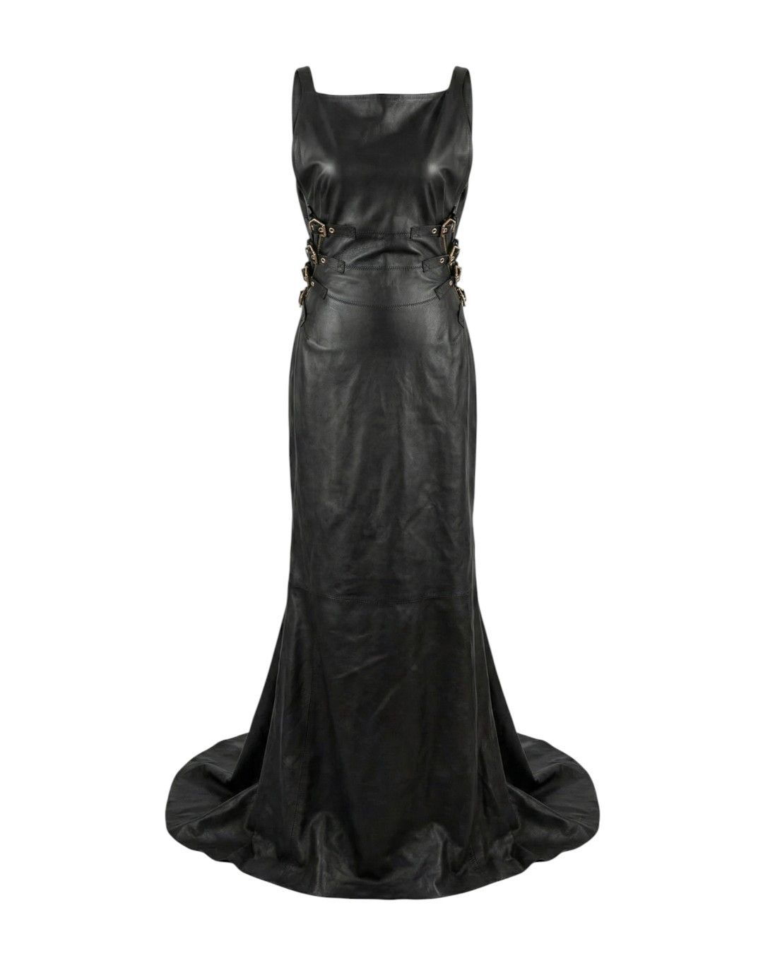 Dsquared2 S/S 2013 RUNWAY MERMAID LEATHER DRESS Size M / US 6-8 / IT 42-44 - 2 Thumbnail