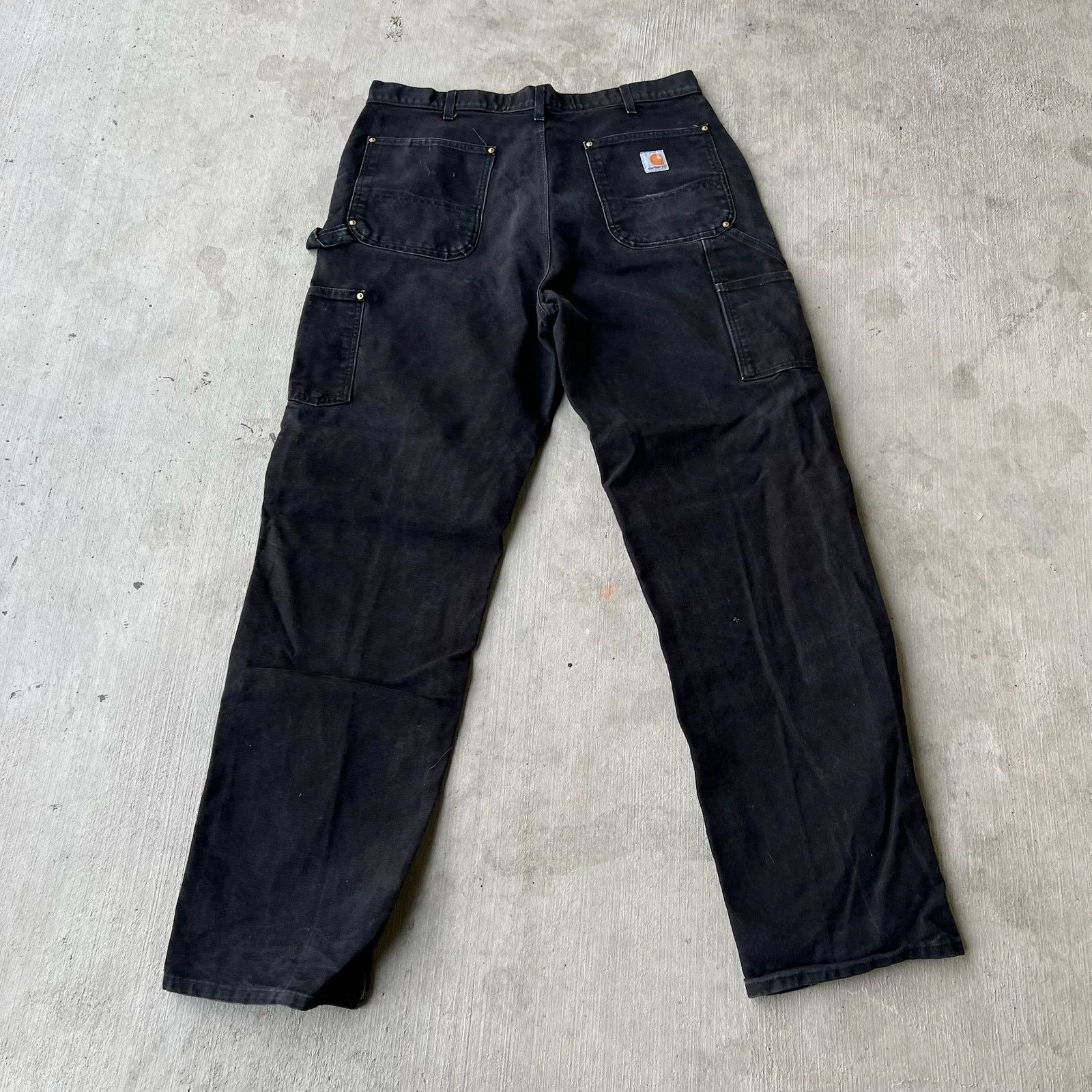 Carhartt × Vintage Carhartt black double knee work wear carpenter pants Size US 34 / EU 50 - 5 Thumbnail