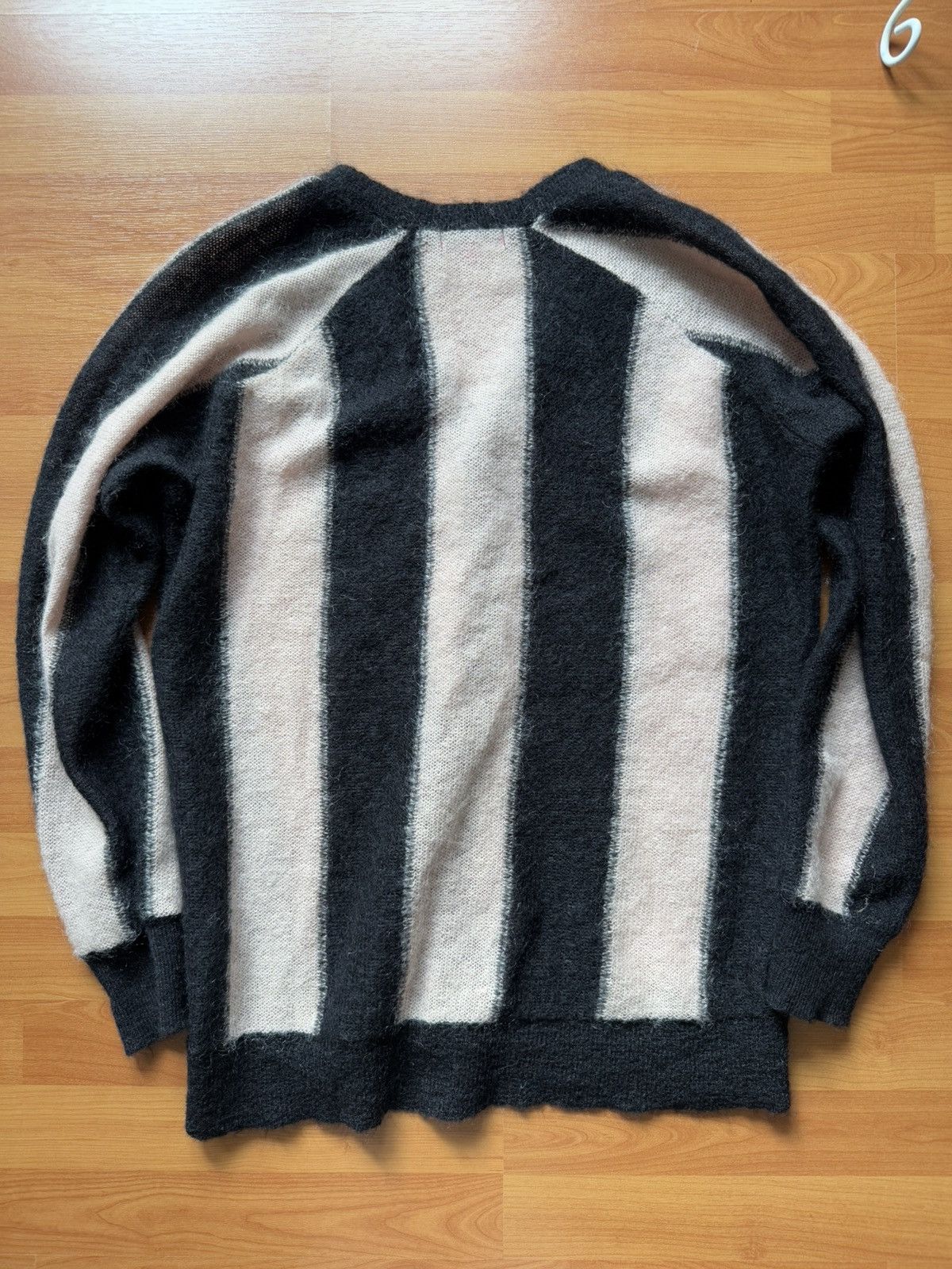 Supreme Supreme Striped Mohair Cardigan Size US L / EU 52-54 / 3 - 4 Thumbnail