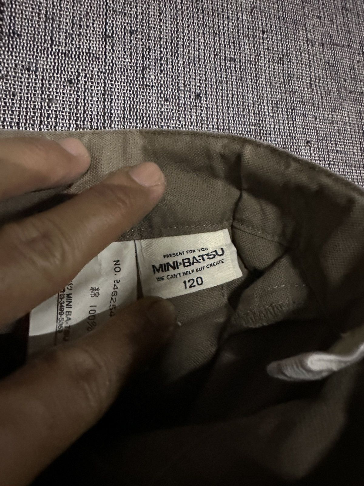 Japanese Brand Vintage BA.TSU Japan Seditionaries Belt Khaki Mini Skirts Size 22" - 9 Thumbnail
