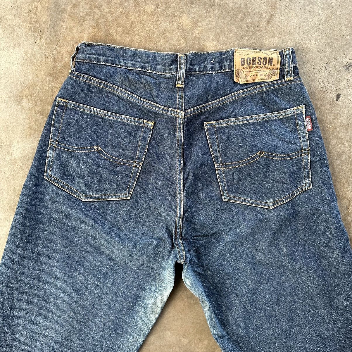 Japanese Brand Vintage Bobson Sick Pant Faded Denim Jean W30 Size US 30 / EU 46 - 11 Thumbnail