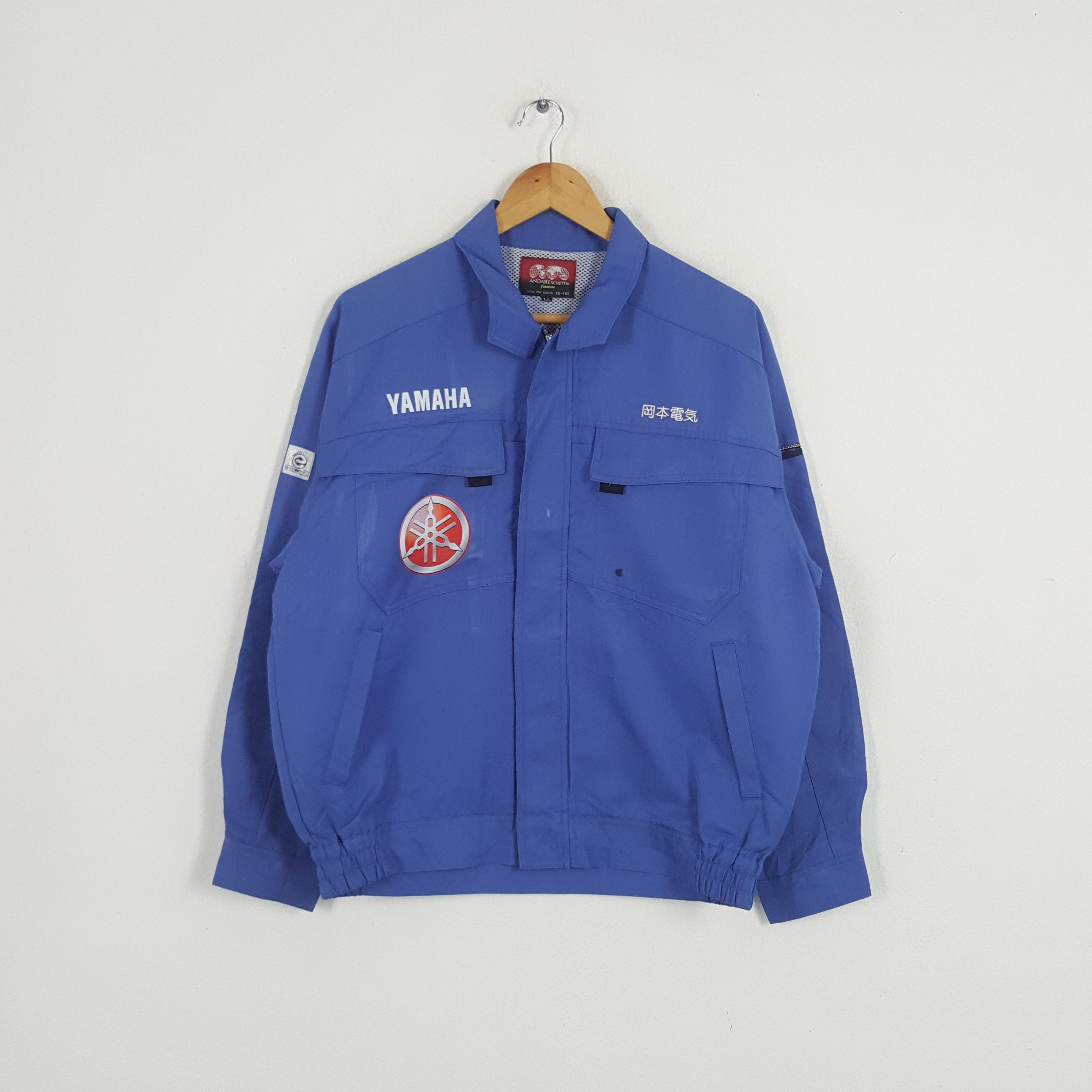 Japanese Brand × Vintage Vintage Yamaha Japanese Motorsports Racing Custom Jacket Size US L / EU 52-54 / 3 - 3 Thumbnail