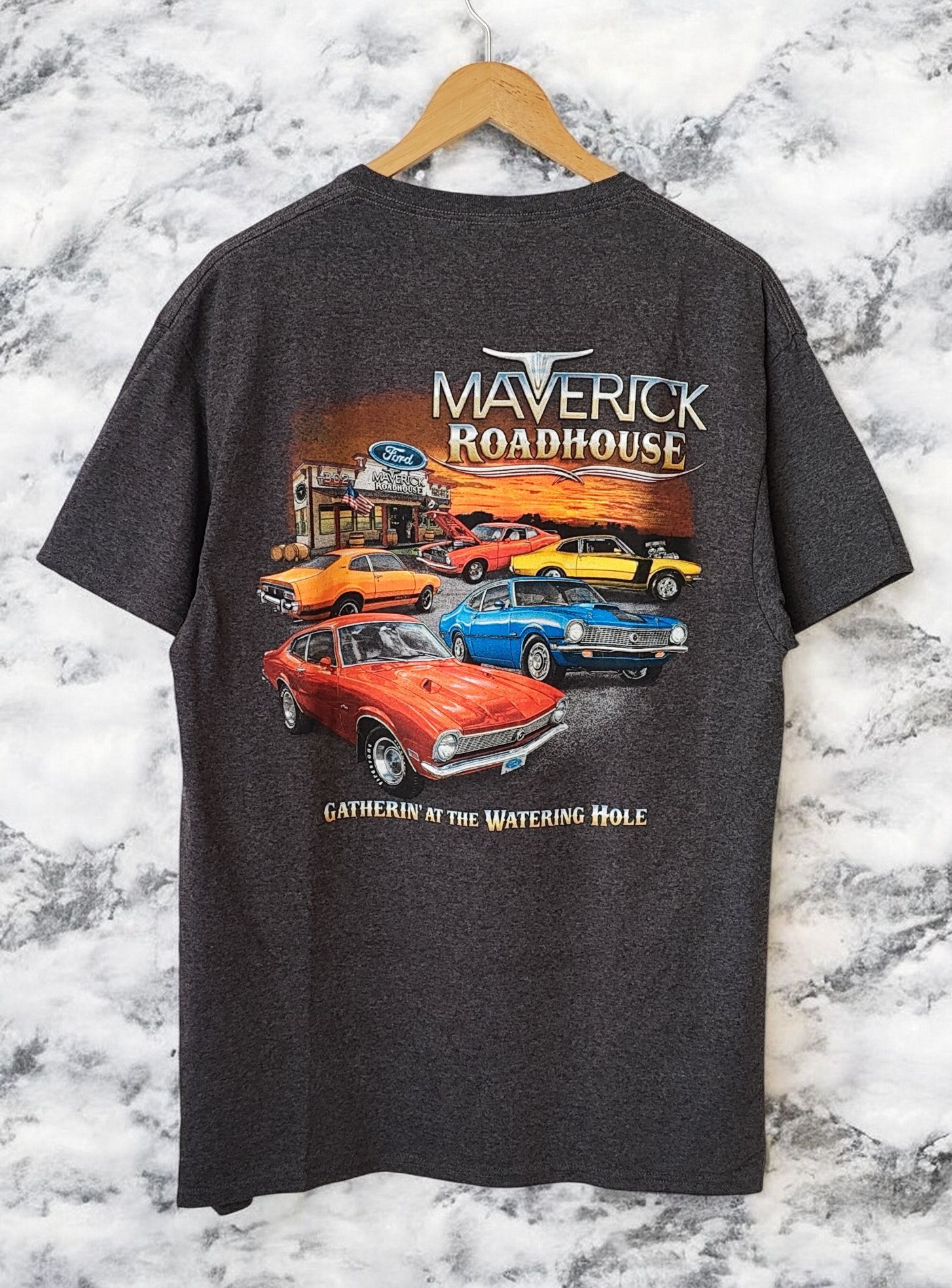 Ford RARE Vintage Ford Roadhouse 90s Classic USA Cars tshirt Size US L / EU 52-54 / 3 - 1 Thumbnail