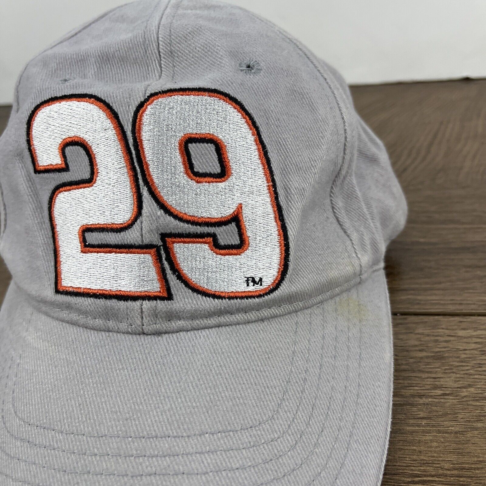 Other Kevin Harvick 29 Hat NASCAR Racing Gray Hat Adjustable Gray Size ONE SIZE - 8 Thumbnail