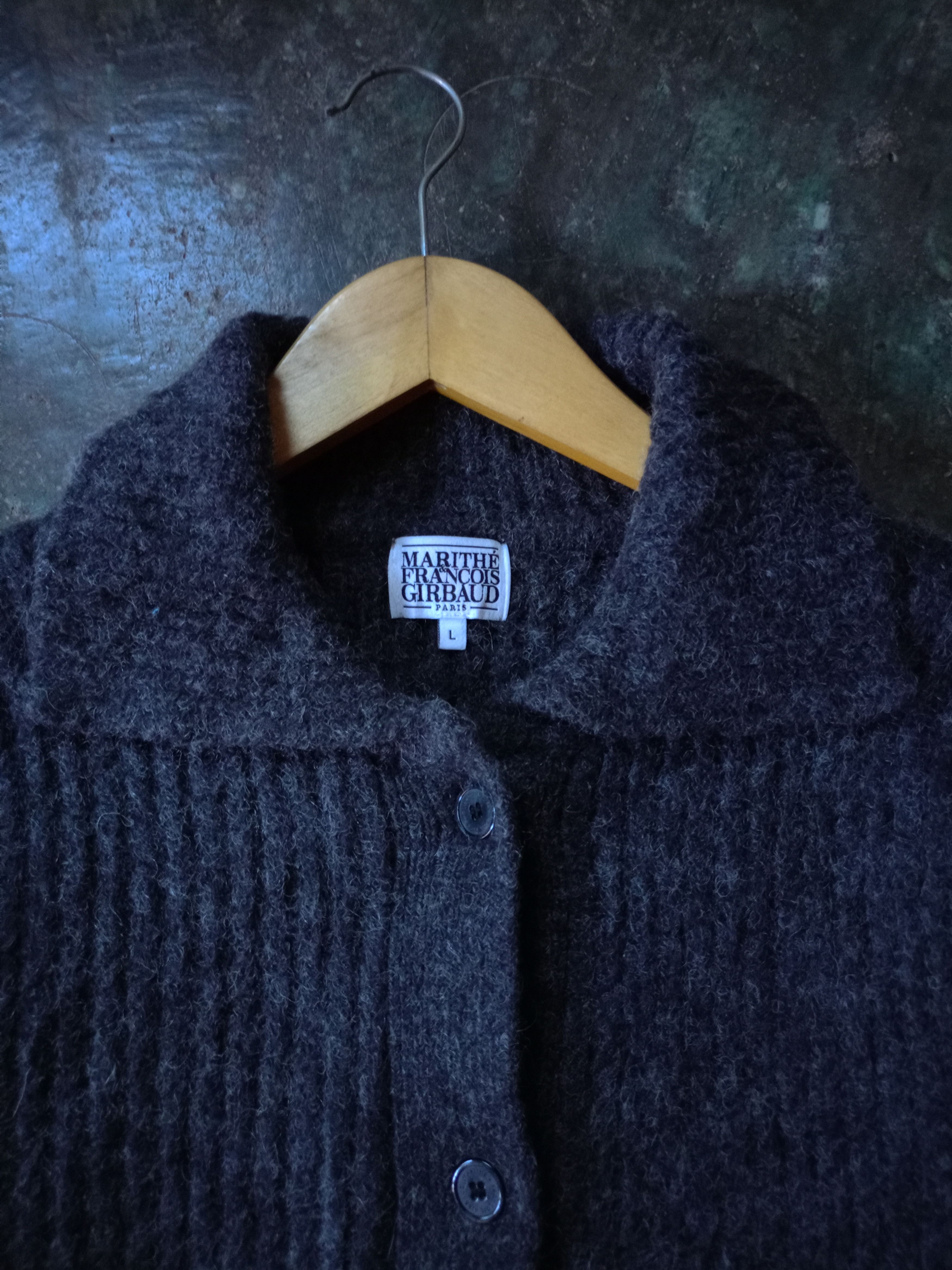 Marithe + Francois Girbaud Marithe Francois Gibround Mohair knit Cardigan Size US L / EU 52-54 / 3 - 3 Thumbnail