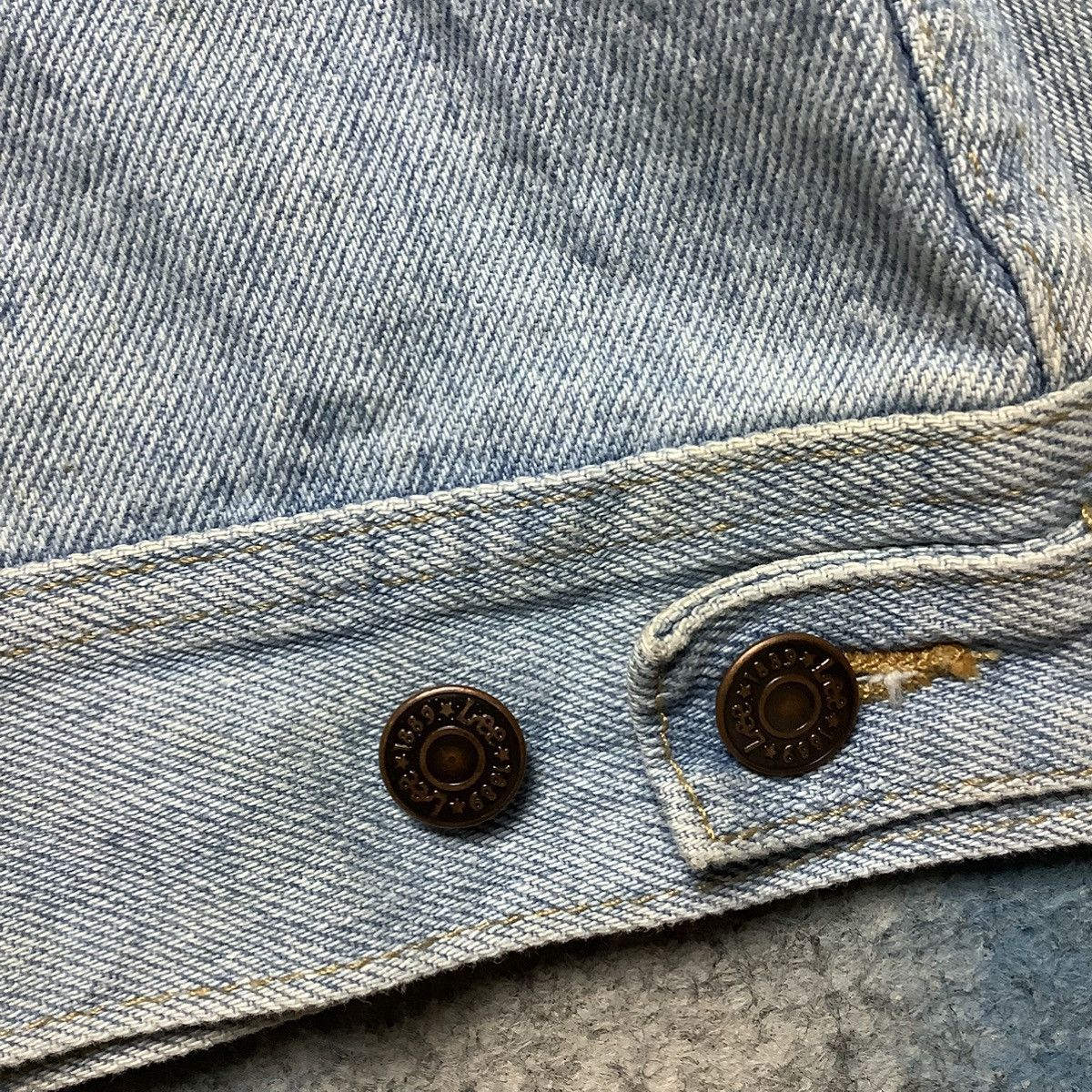 Lee × Vintage 90s Vintage Lee Blue Denim Jacket Size US XL / EU 56 / 4 - 10 Thumbnail