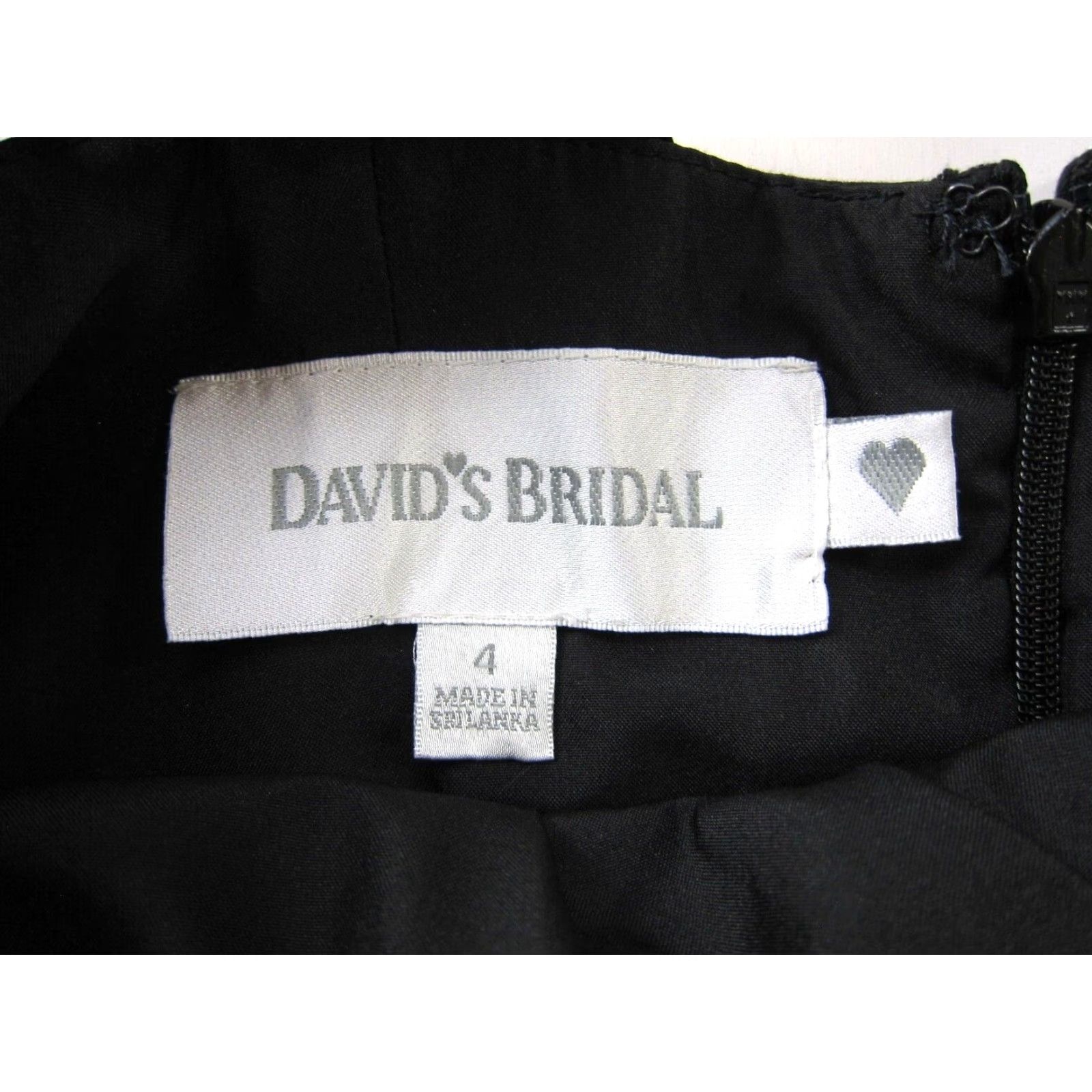 Vintage David's Bridal Classic Black Twist Neck Pocket Sheath Cocktail Dress 4 Size S / US 4 / IT 40 - 3 Thumbnail