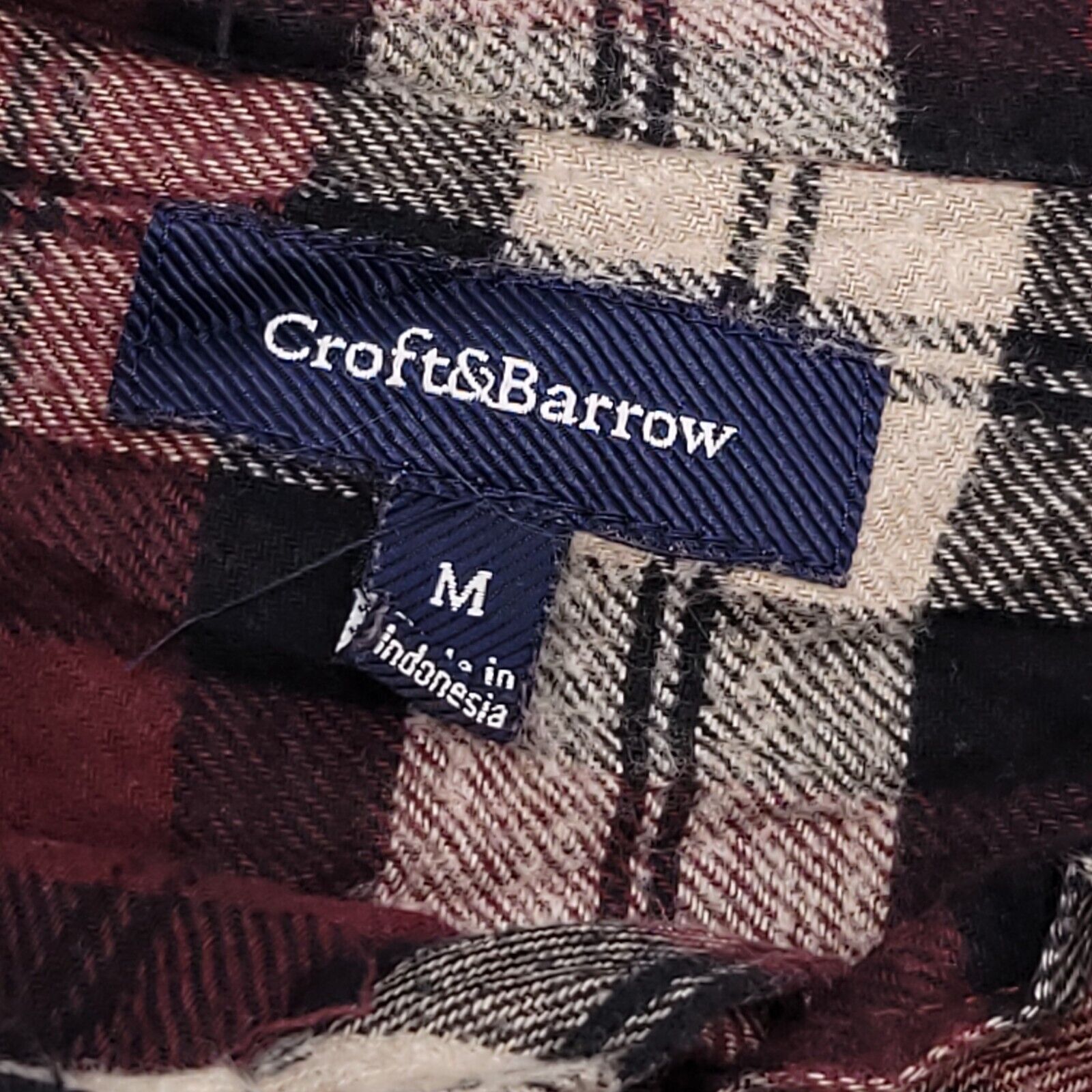Croft & Barrow Croft & Barrow Tartan Flannel Button Up Shirt Men Size M Red Size US M / EU 48-50 / 2 - 3 Thumbnail