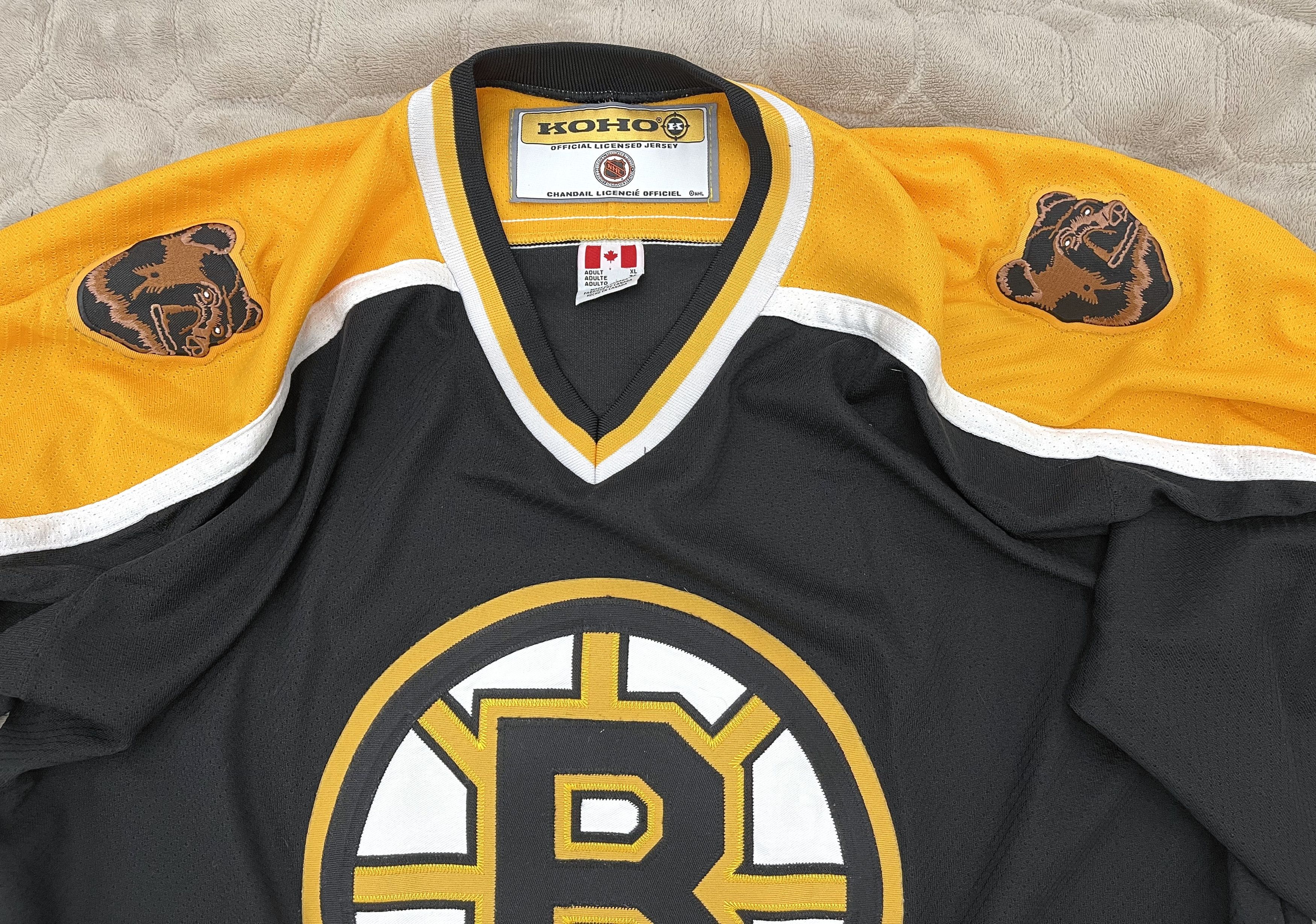 NHL × Vintage KOHO Boston Bruins Bill OFFICIAL LICENSED JERSEY Size US XXL / EU 58 / 5 - 3 Thumbnail