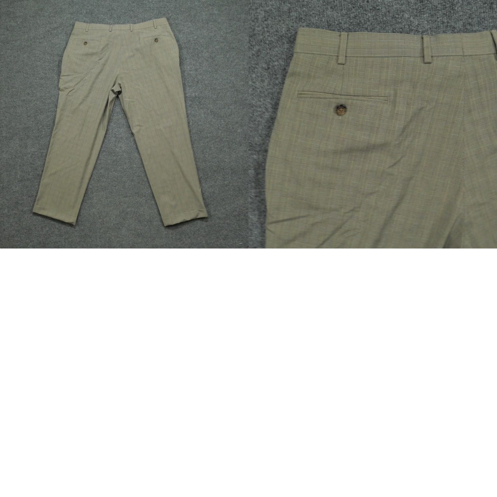 Ralph Lauren VINTAGE Ralph Lauren Pants Dress Pants Plaid Mens 38x29 Blue Tan Brown Black 包装 Size US 38 / EU 54 - 8 Thumbnail