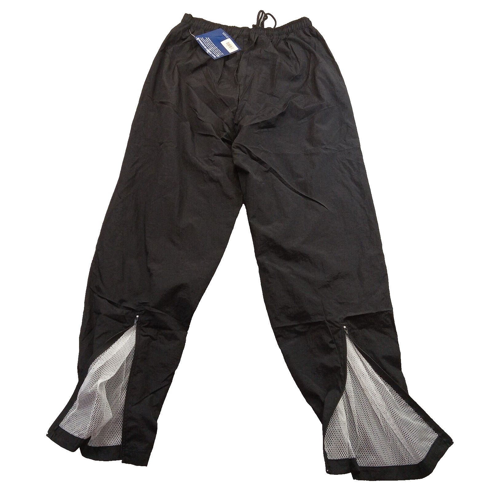 Mizuno Mizuno Athletic Pants L Drawstring Mesh Lined Zip Ankles Size 28" / US 6 / IT 42 - 2 Thumbnail
