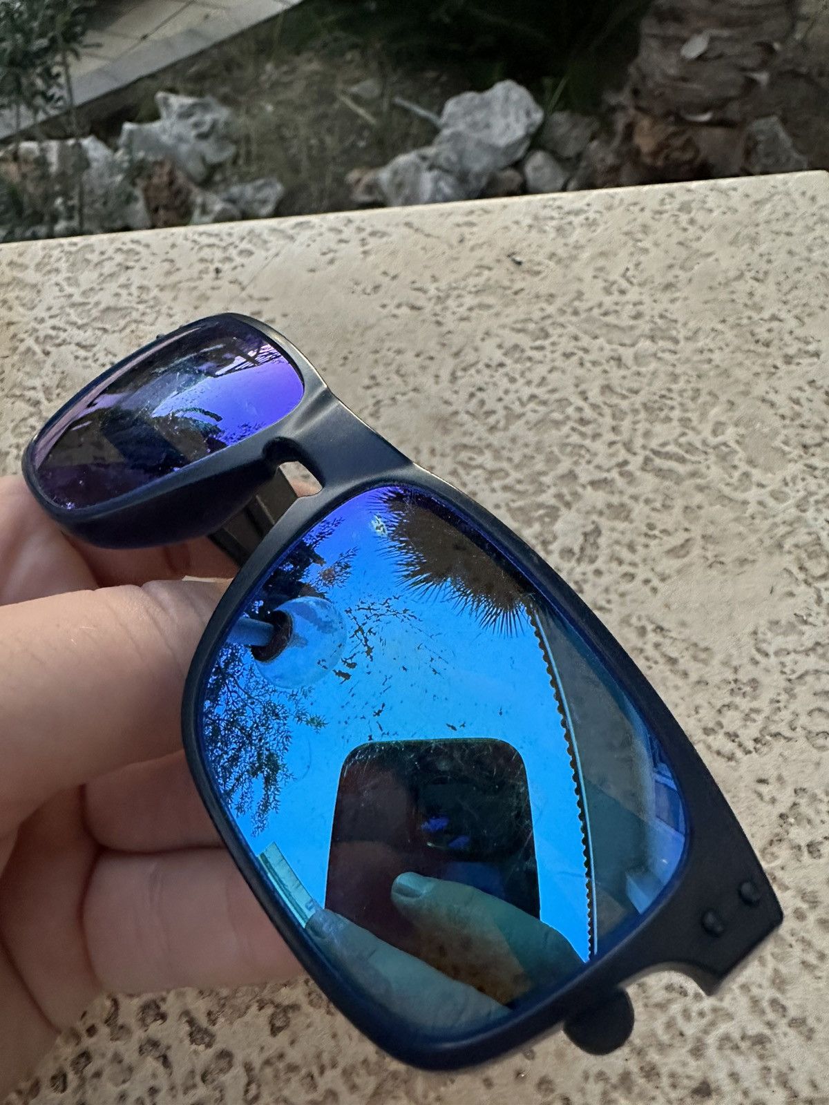 Oakley Oakley Sunglasses Holbrook OO9364-0357 Grey Size ONE SIZE - 7 Thumbnail