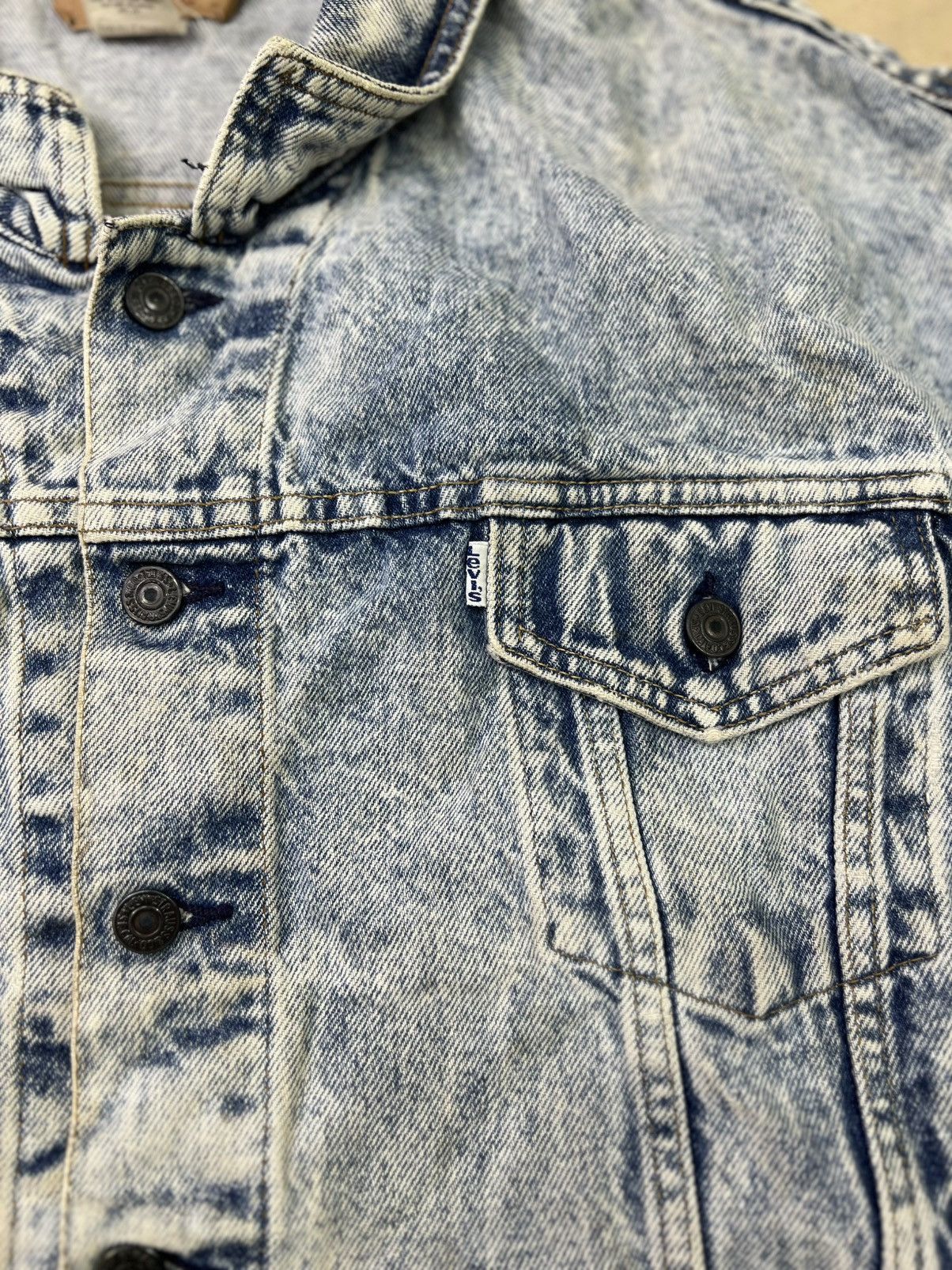 Levi's Vintage Clothing Vintage 1990s Levi’s Acid Wash Denim Trucker Jacket USA Size US M / EU 48-50 / 2 - 8 Thumbnail