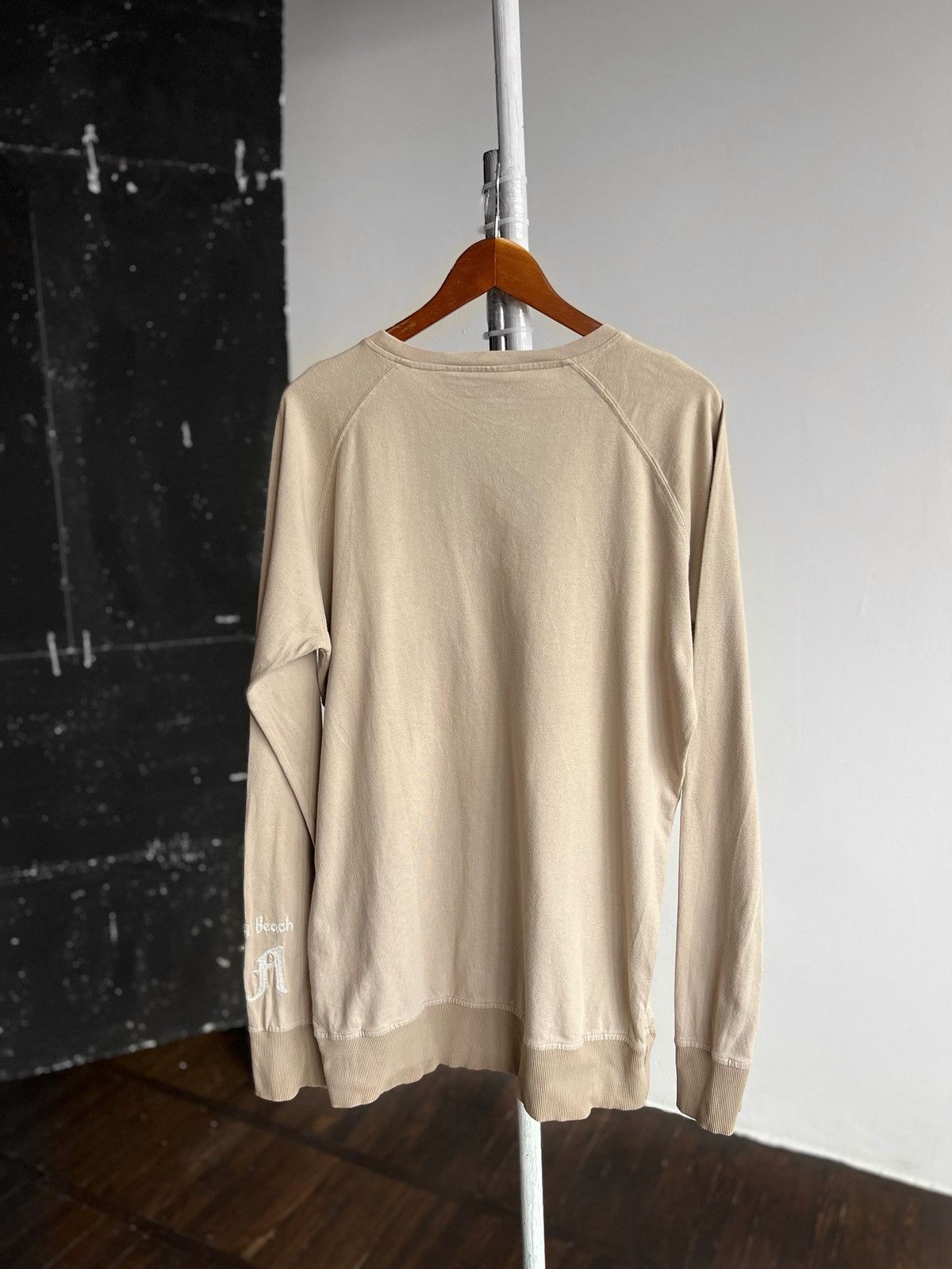 Band Tees × Vintage West Coast Choppers Mens Vintage Beige Long Sleeve Shirt Size US L / EU 52-54 / 3 - 3 Thumbnail