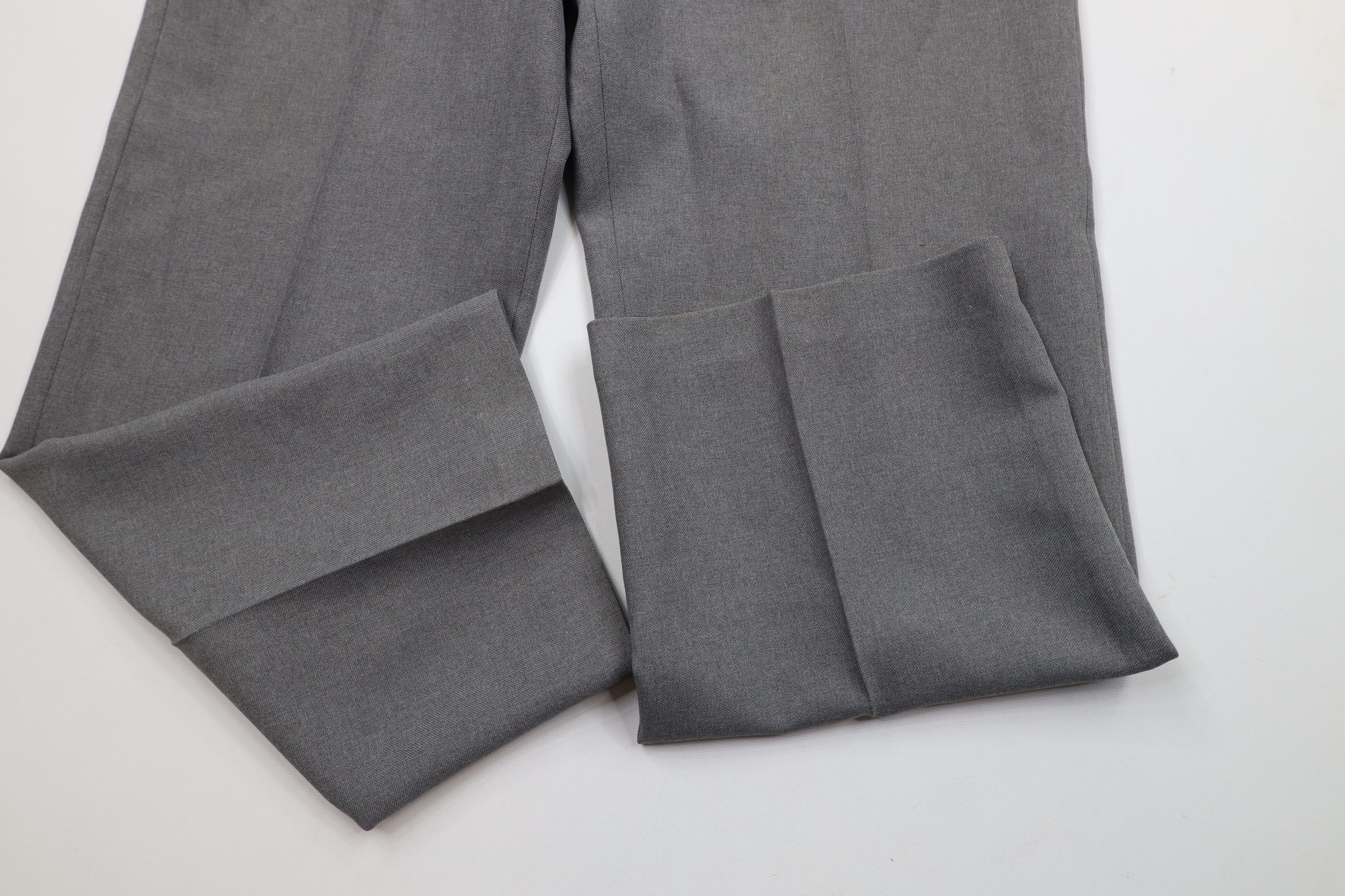 Vintage Vintage 70s Streetwear Flared Wide Leg Chino Pants Gray USA Size US 34 / EU 50 - 6 Thumbnail