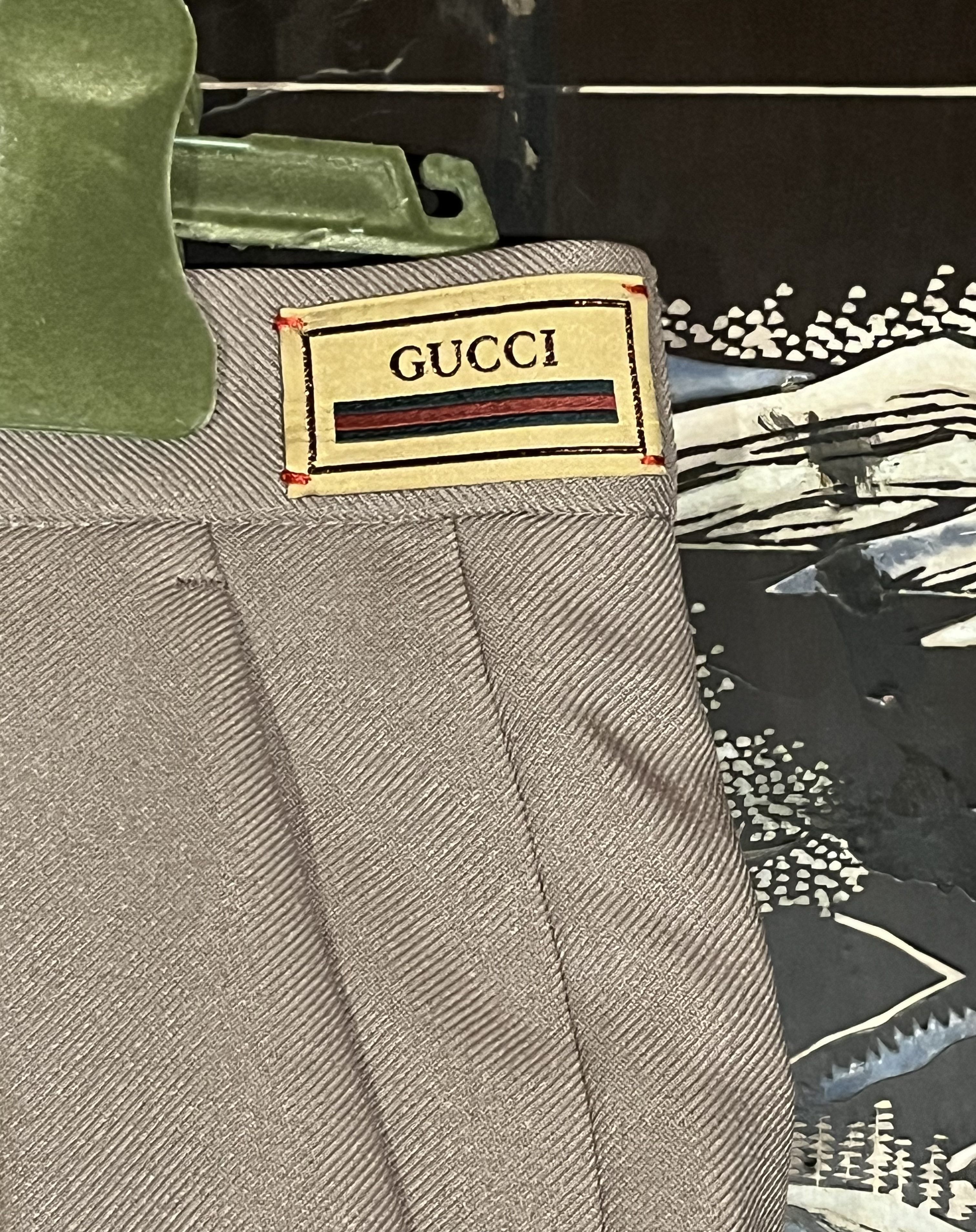 Gucci GUCCI 2024 Fluid Drill Pant with Label Size 36R - 2 Thumbnail