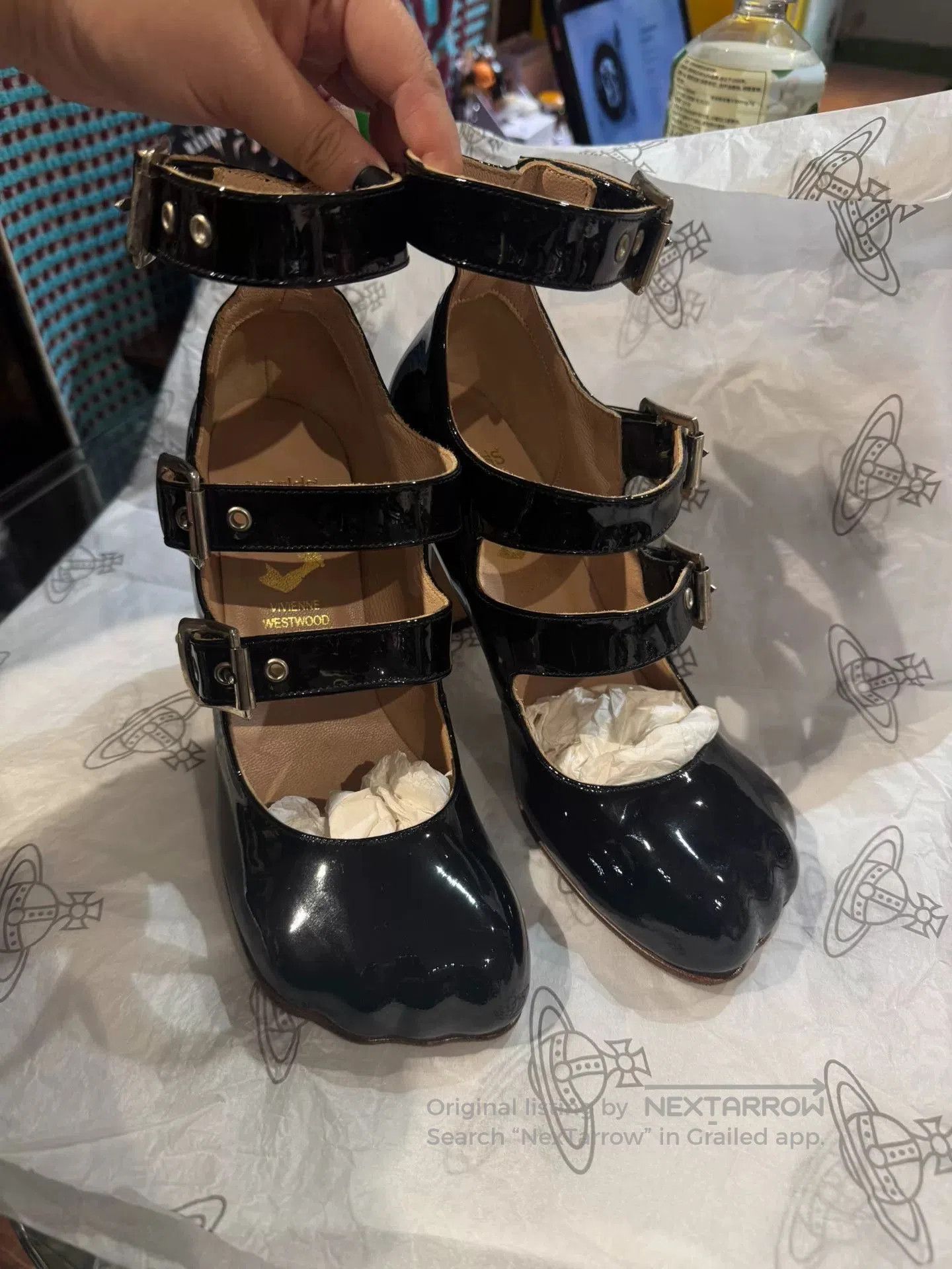 Vivienne Westwood vivienne westwood black patent kitten heels. Size US 7 / IT 37 - 1 Thumbnail