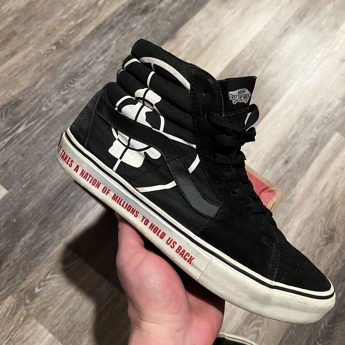 Public Enemy Supreme Vans Supreme Public Enemy Vans Hi Top Grailed