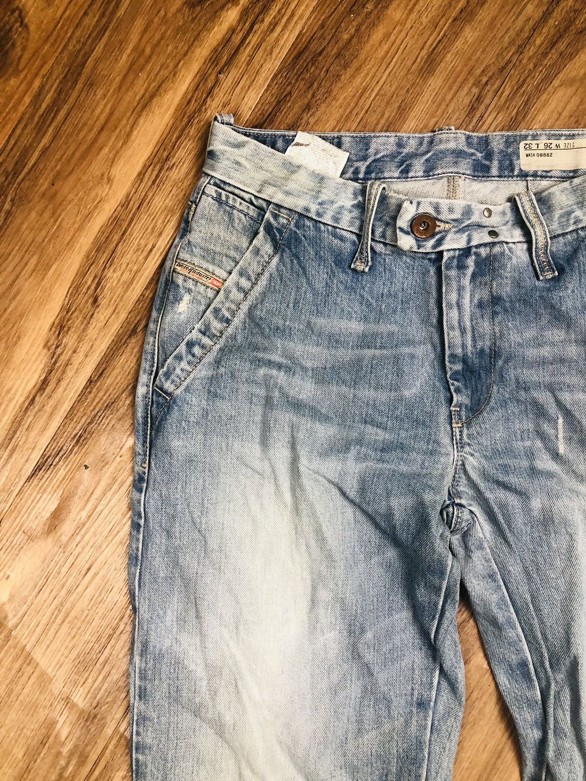 Diesel Diesel Flairlegg Regular Flare Jeans (37) Size 26" / US 2 / IT 38 - 5 Thumbnail