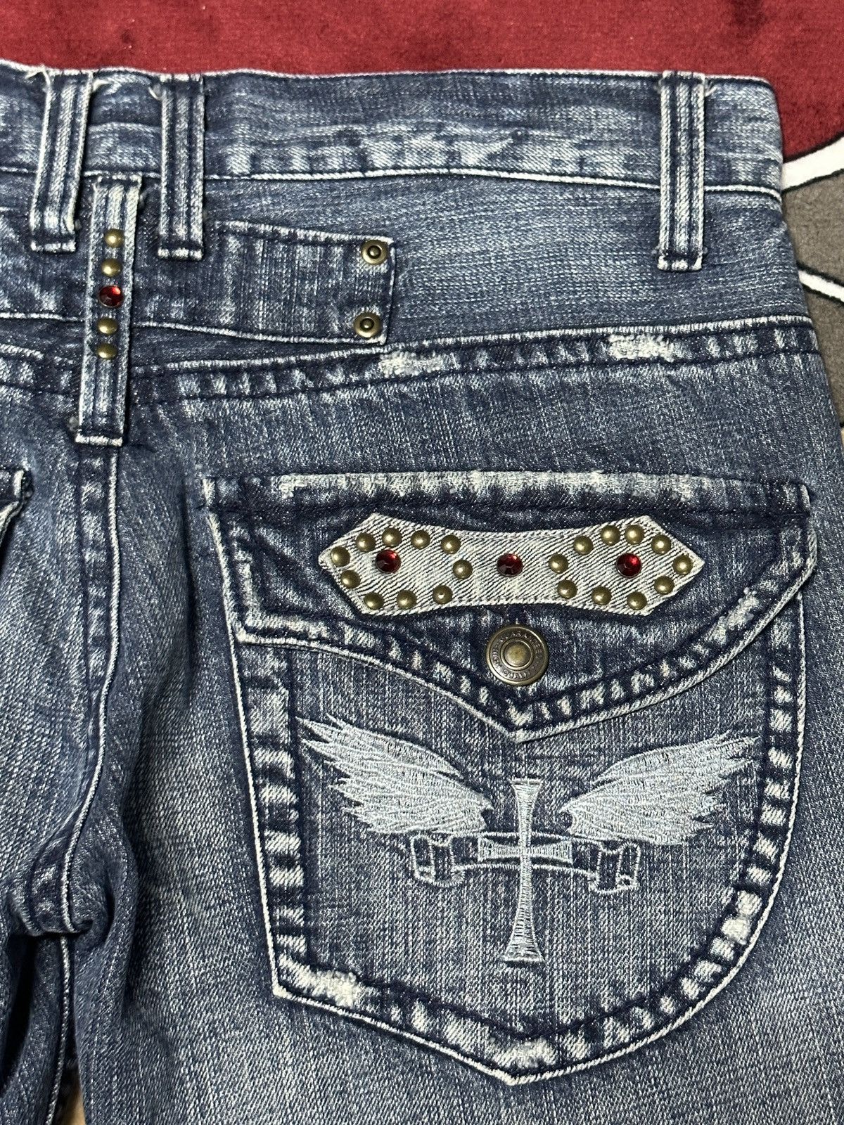 Vintage Rare🔥Ultimax Cross Affliction Style Denim Size US 34 / EU 50 - 21 Thumbnail