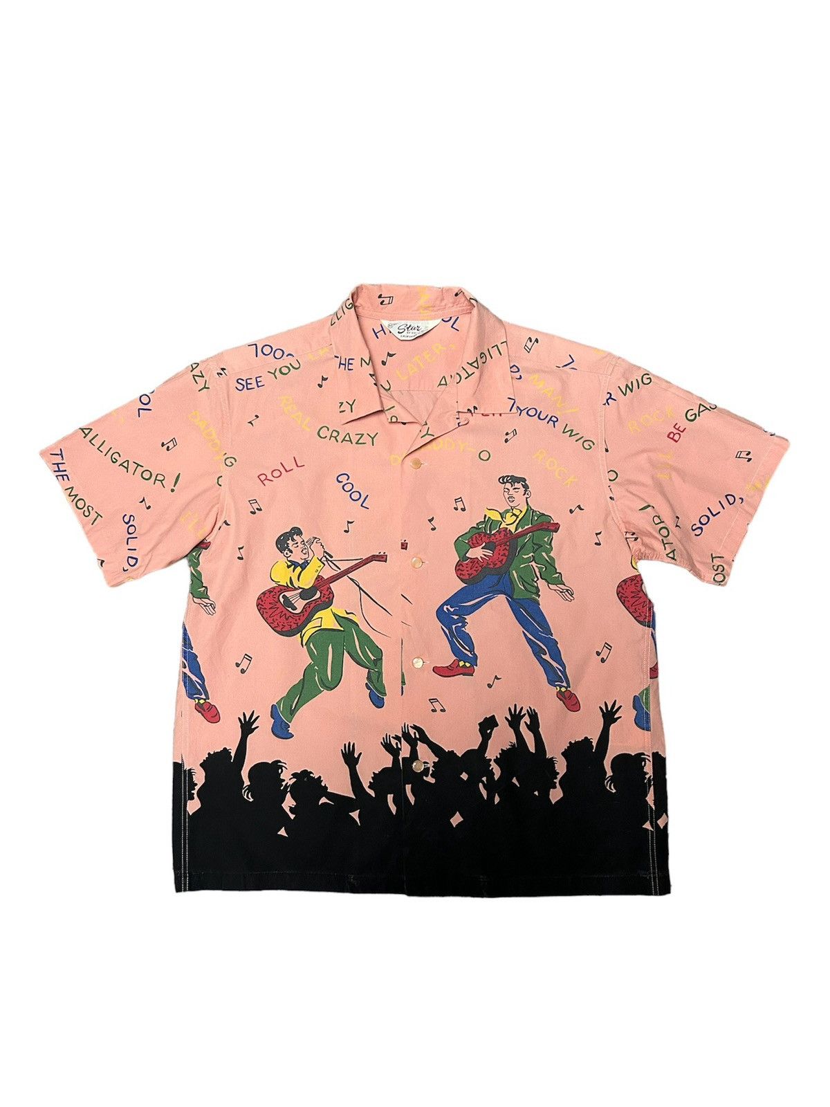 image of Toyo Enterprises Star Of Hollywood Elvis Shirt, Men's (Size Medium)