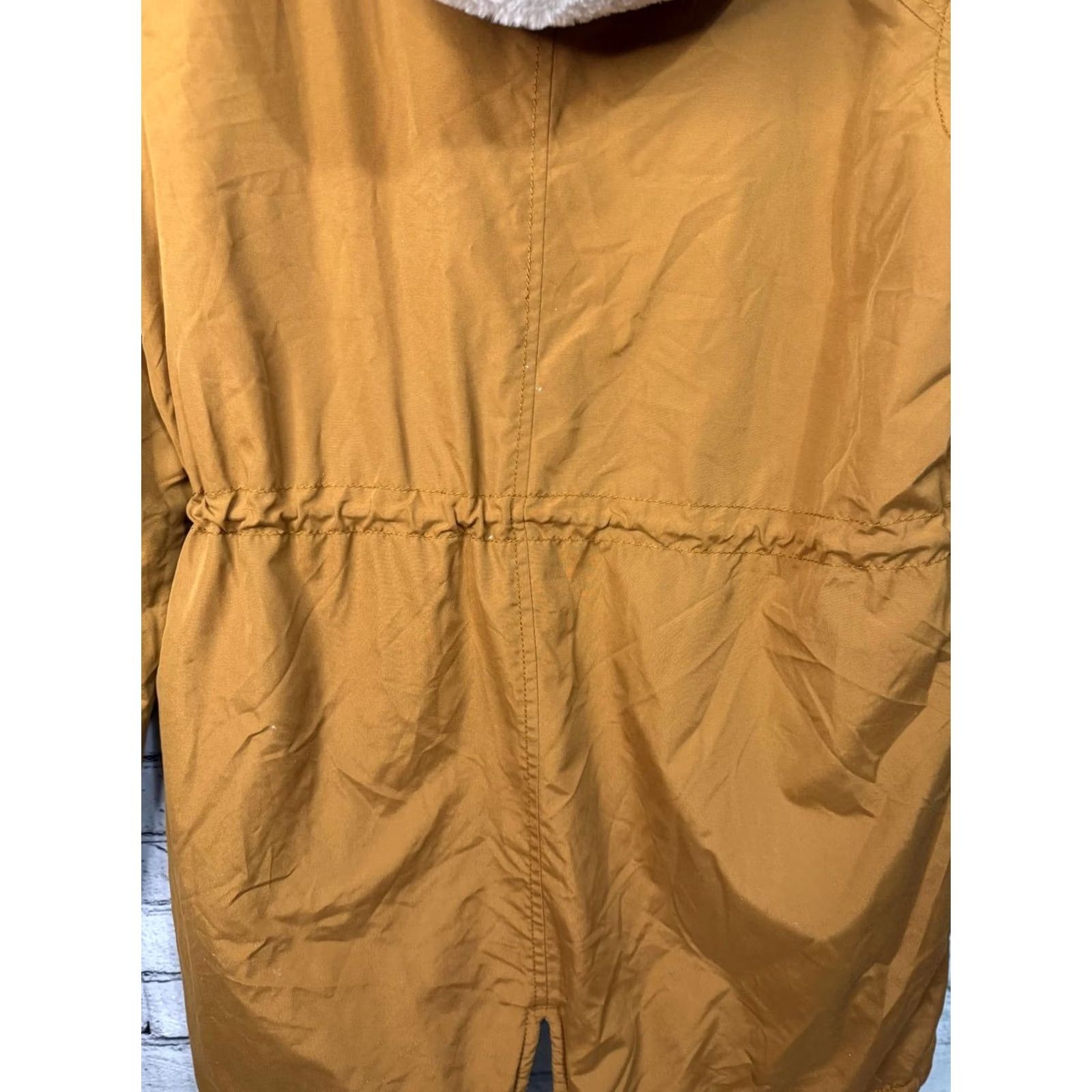 Old Navy Old Navy Orange Hooded Jacket with Faux Fur Lining Size S Women Long Sleeve Casual Zip Hoodie Jacket Regular Size S / US 4 / IT 40 - 6 Thumbnail