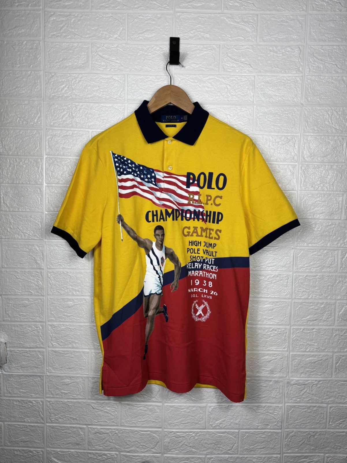 Polo Ralph Lauren Polo Ralph Lauren Stadium Olympic Track Championship T-Shirt Size US M / EU 48-50 / 2 - 1 Thumbnail