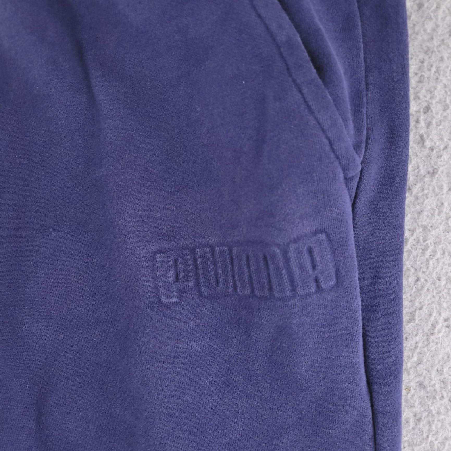 Puma PUMA Pants Mens Small Sweatpants Slim Tapered Joggers 27" Inseam Blue Size US 28 / EU 44 - 3 Thumbnail
