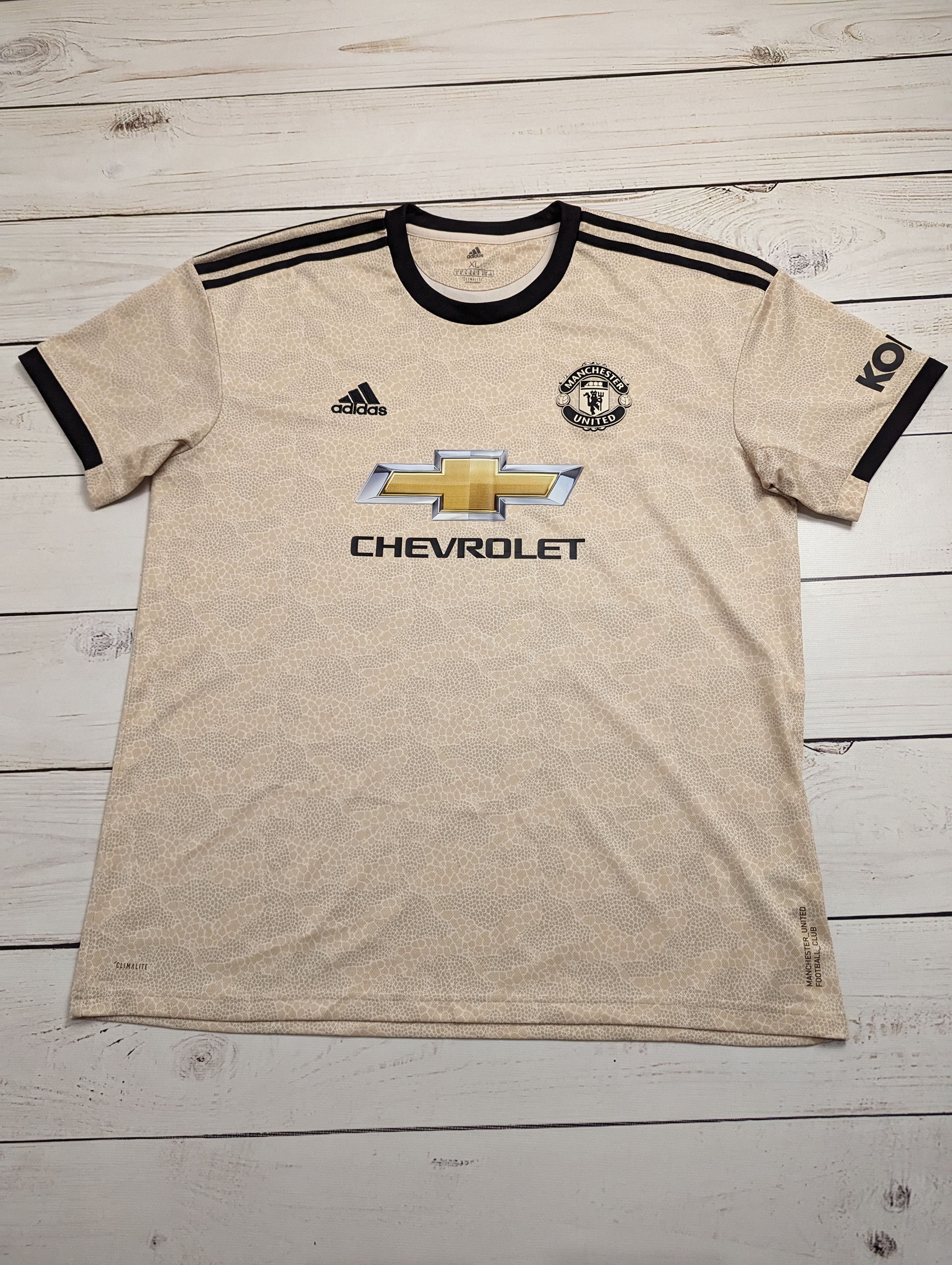 Adidas Adidas MANCHESTER UNITED 2019/20 Away Jersey Shirt size XL Size US XL / EU 56 / 4 - 2 Thumbnail