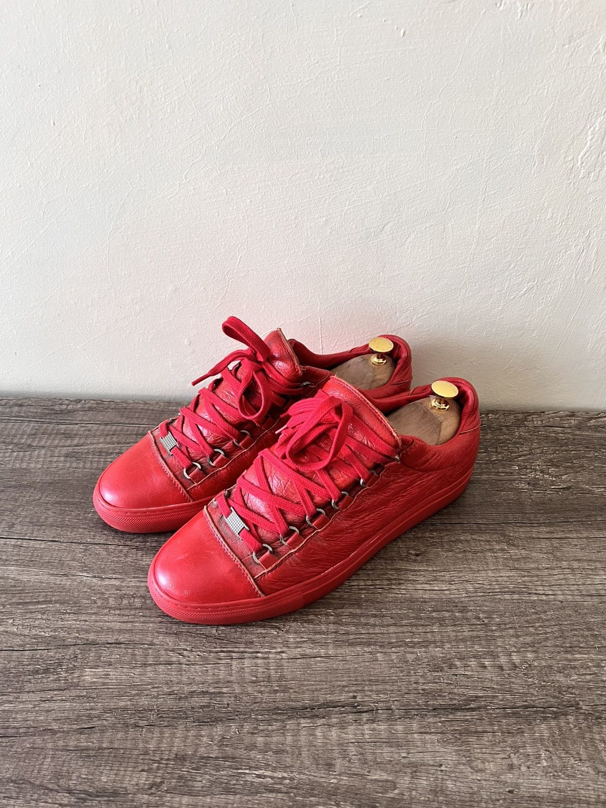 Balenciaga BALENCIAGA ARENA LOW SNEAKERS Size US 8 / EU 41 - 3 Thumbnail