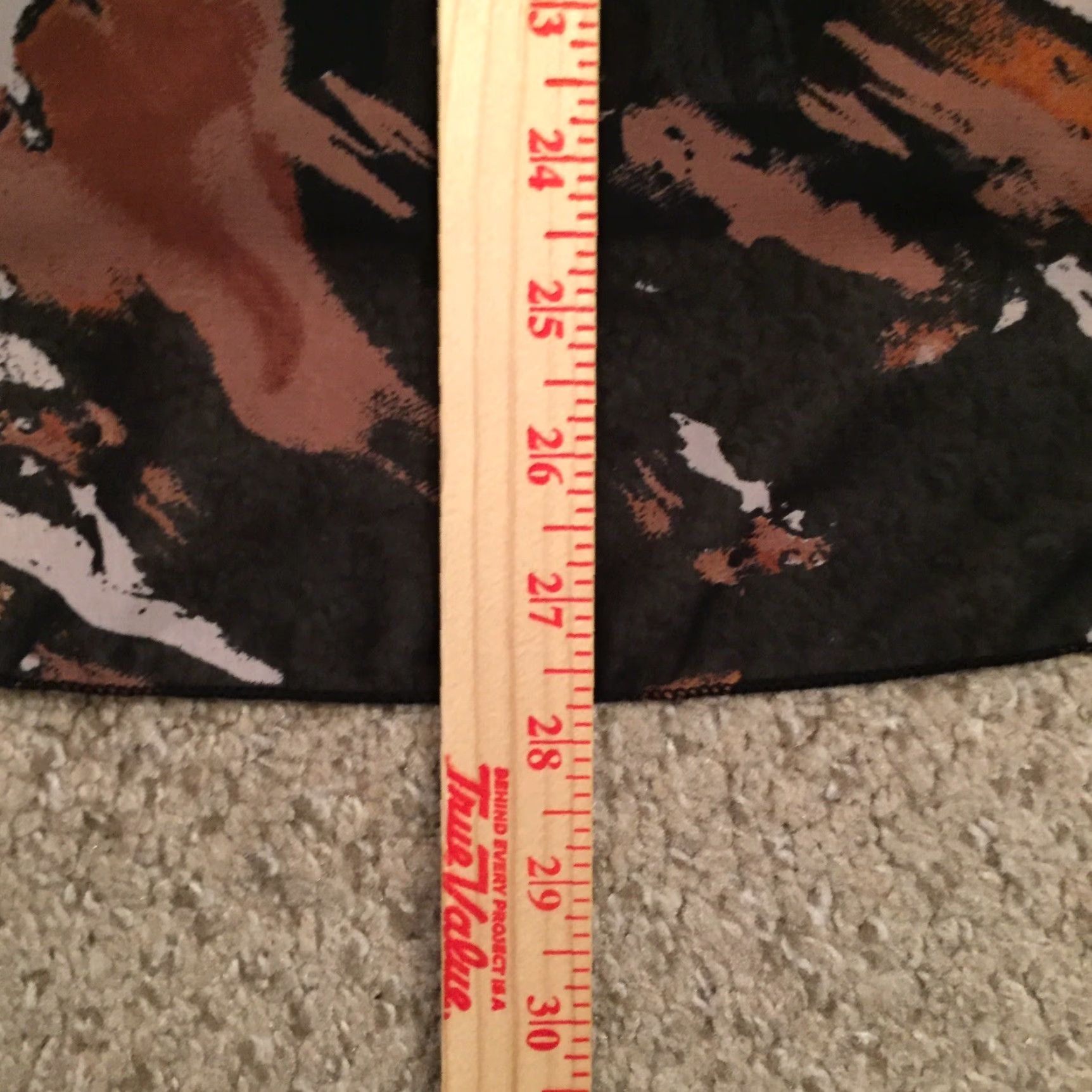 Vintage LuLaRoe Lola Skirt XS Midi Lined Black Brown Geometric A-Line Women Regular Skirt Midi A-Line Geometric Lola XS Black Brown Polyester Size 26" / US 2 / IT 38 - 5 Thumbnail