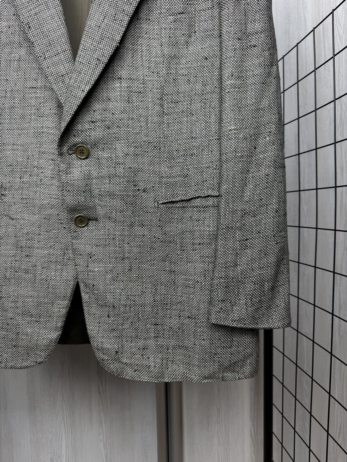Belvest Belvest pure silk gray classic made in Italy blazer Size 44R - 4 Thumbnail