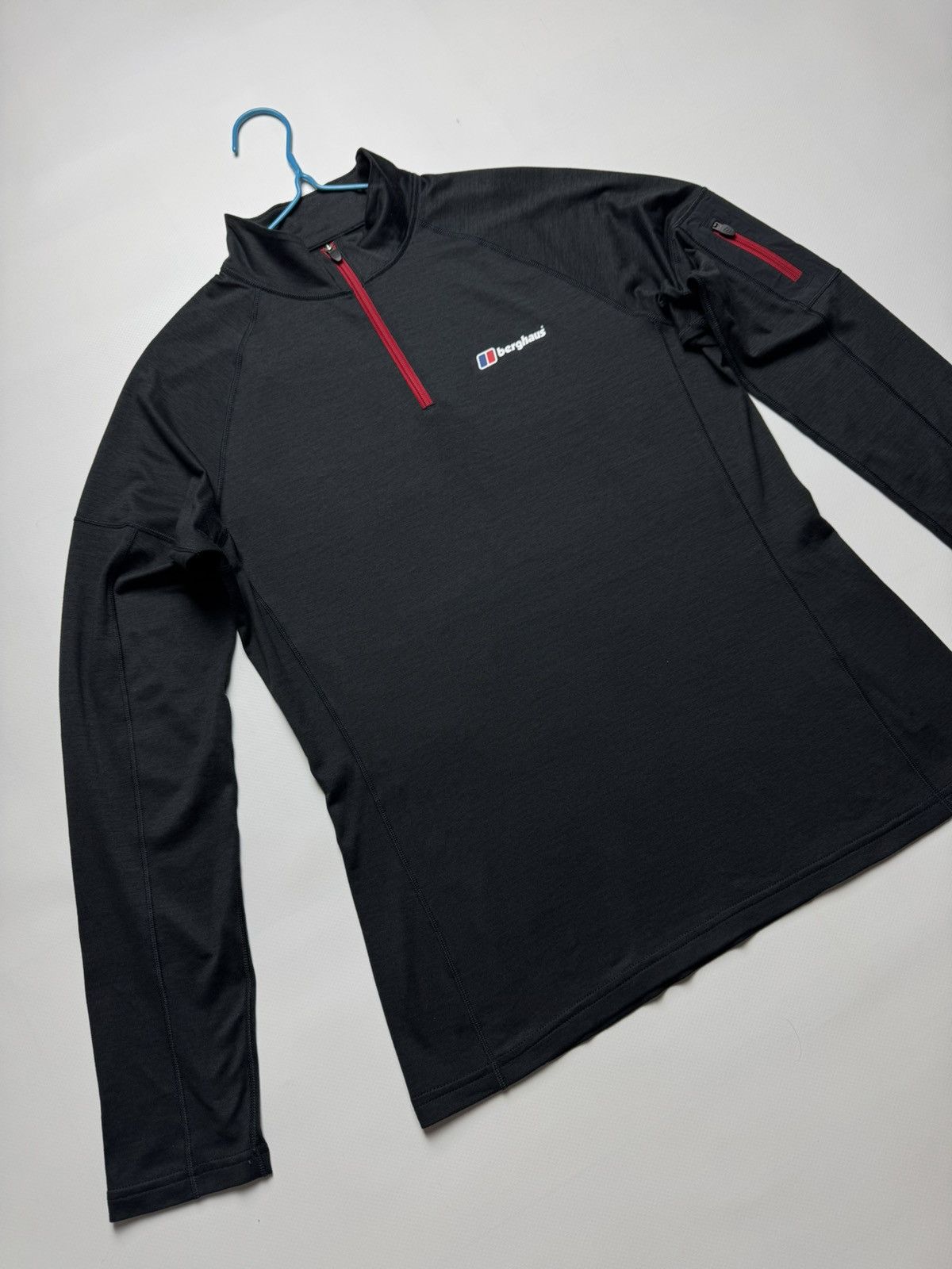 Berghaus Berghaus Quarter Zip Tech Fleece with Arm Pocket / Gorpcore Size US M / EU 48-50 / 2 - 2 Thumbnail