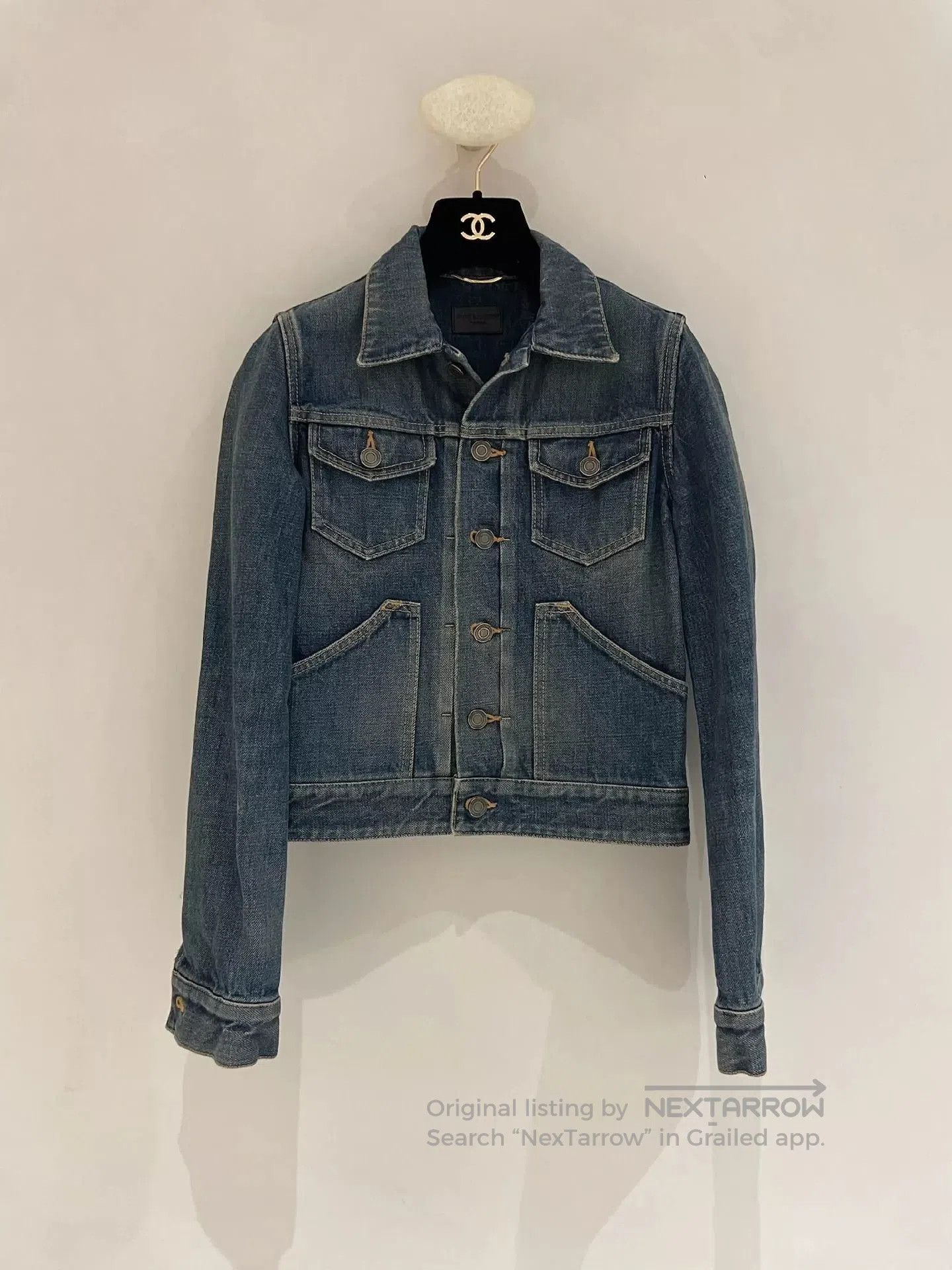 Saint Laurent Paris Saint Laurent Paris Make an old denim jacket. Size US S / EU 44-46 / 1 - 1 Thumbnail
