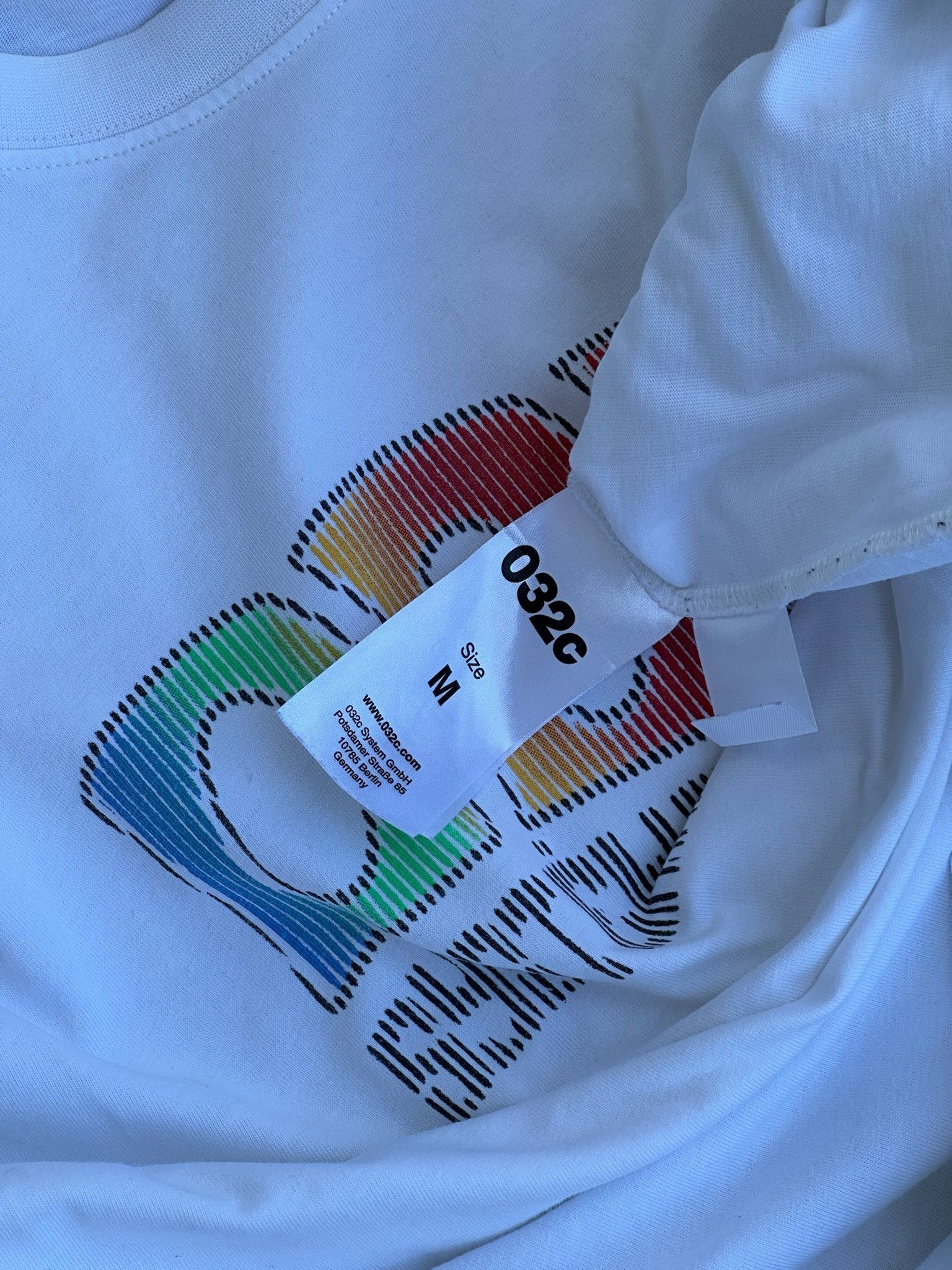 032c 032c Big Logo White Longsleeve T-Shirt acid logo Size US M / EU 48-50 / 2 - 4 Thumbnail
