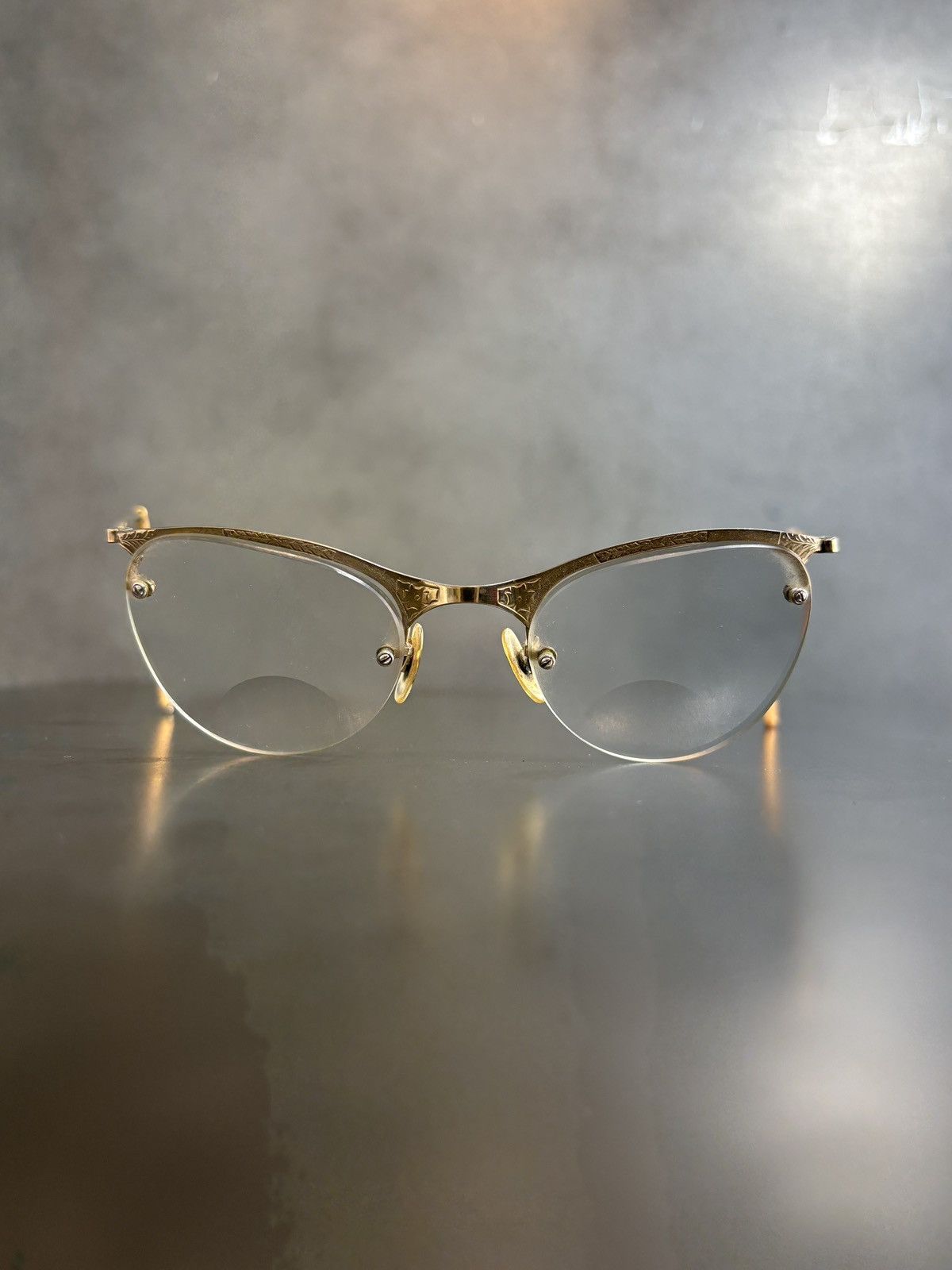 Shuron 1930s Eyeglasses True Vintage Shuron Gold Fill Spectacles Size ONE SIZE - 2 Thumbnail