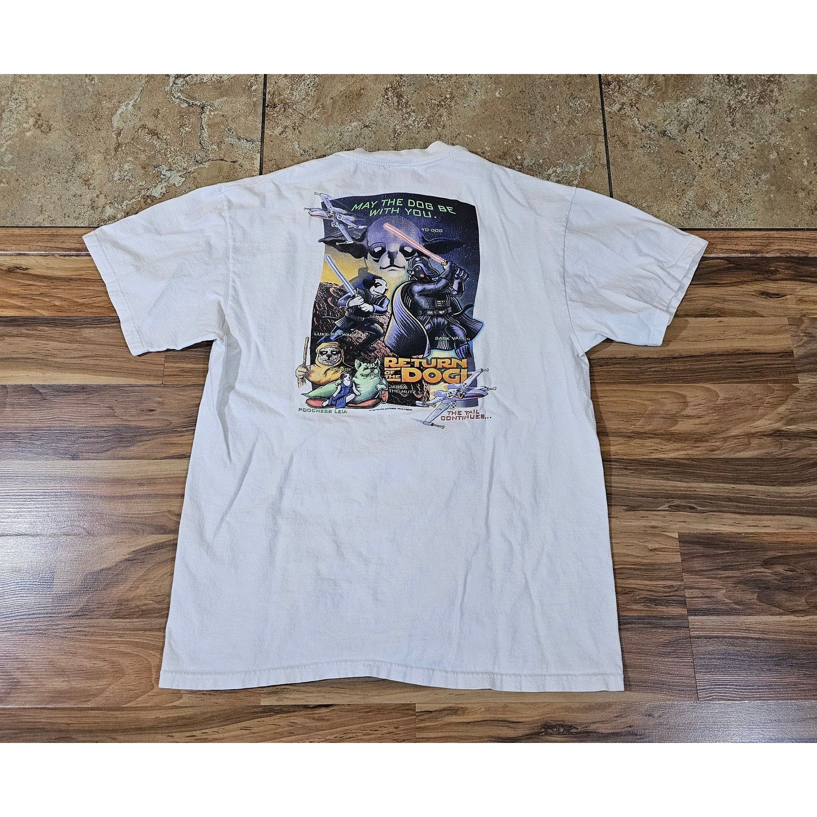 Big Dogs 90s Big Dogs Star Wars Parody T-shirt Sz L Size US L / EU 52-54 / 3 - 1 Thumbnail