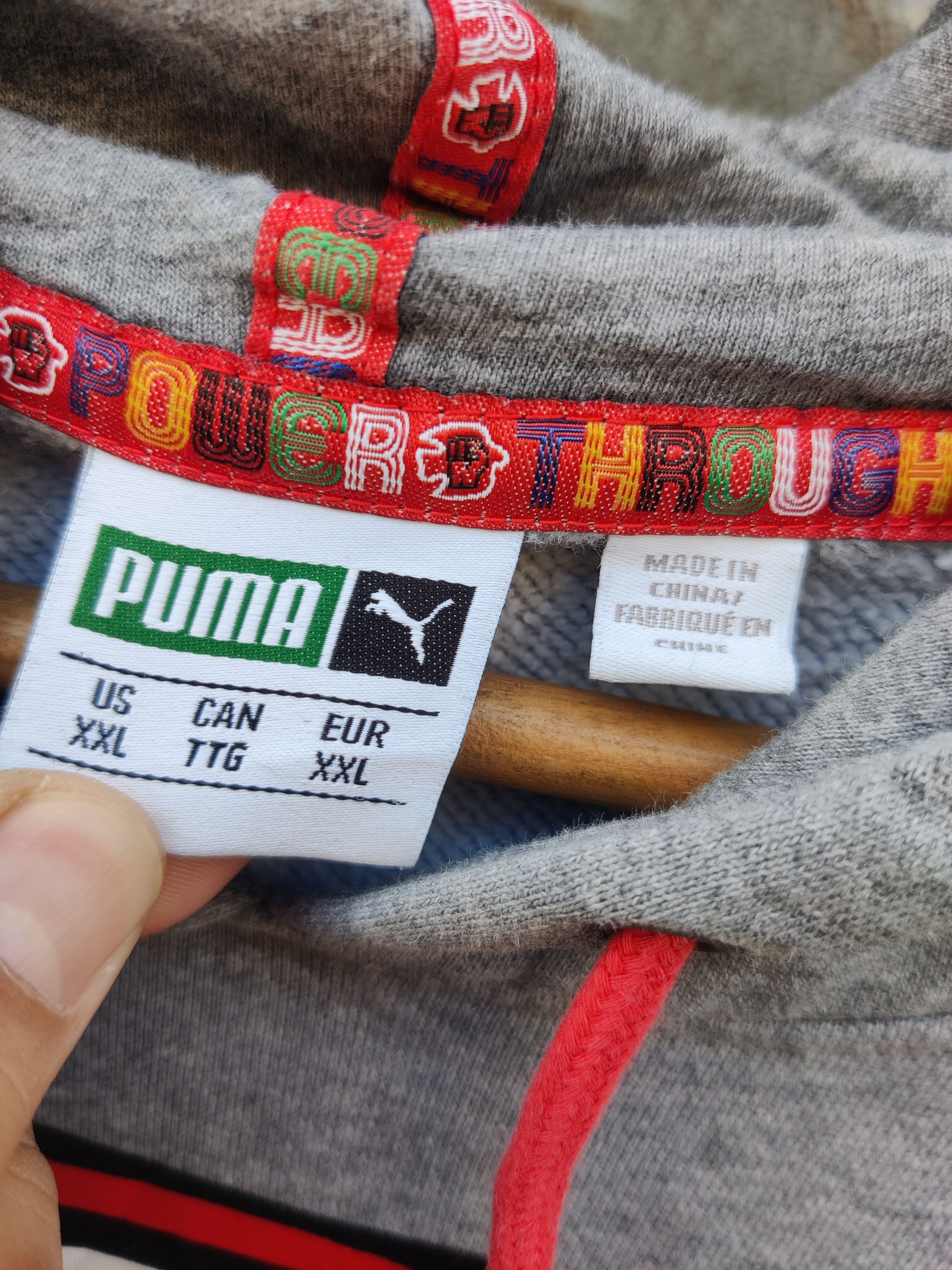 Puma Vintage Puma x Power Through Limited Peace Hoodie Size US XL / EU 56 / 4 - 8 Thumbnail