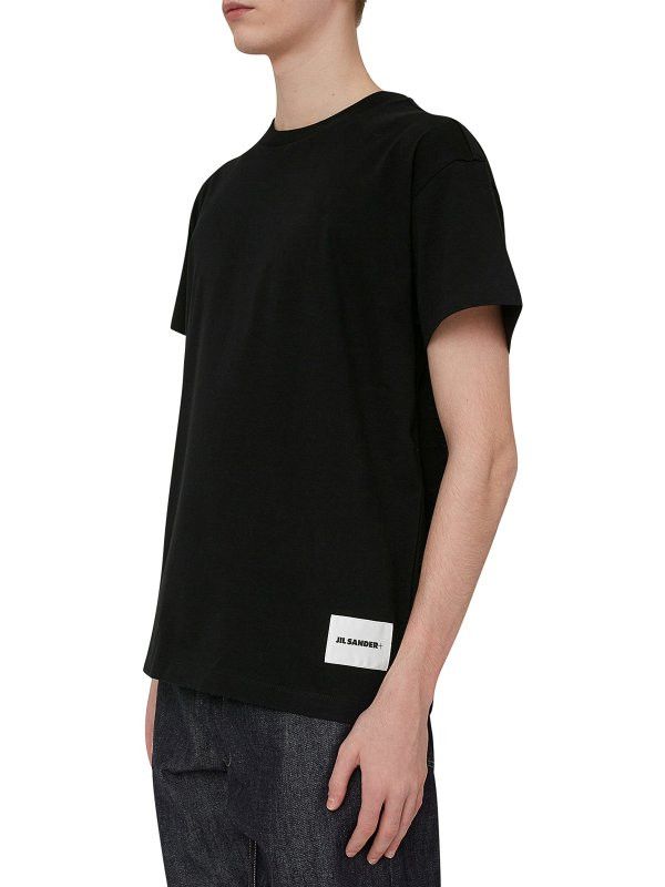 Jil Sander o1y1124 Short Sleeves T-Shirt in Black Size US XS / EU 42 / 0 - 3 Thumbnail