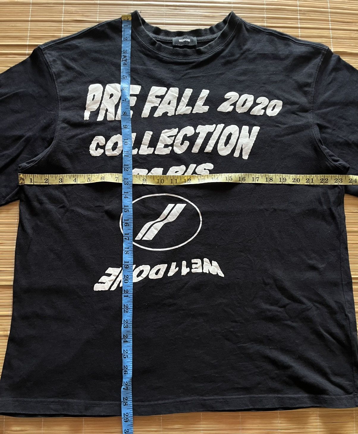 WE11DONE We11DoNE 2020 collection Paris t shirt baggy Size US S / EU 44-46 / 1 - 9 Thumbnail