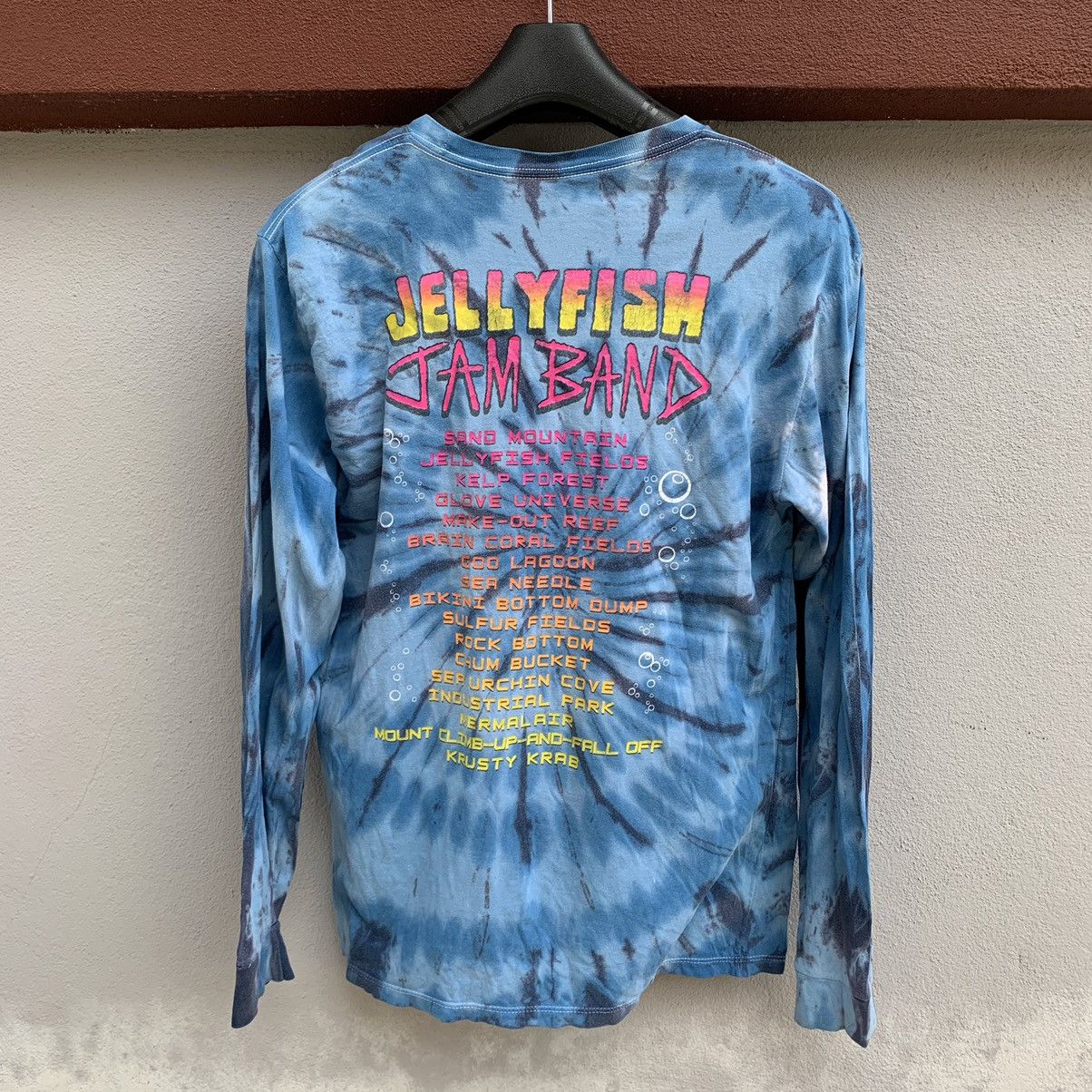 Nickelodeon Spongebob Squarepants Jellyfish Jam Band Tie dye Long Sleeve Size US S / EU 44-46 / 1 - 2 Thumbnail
