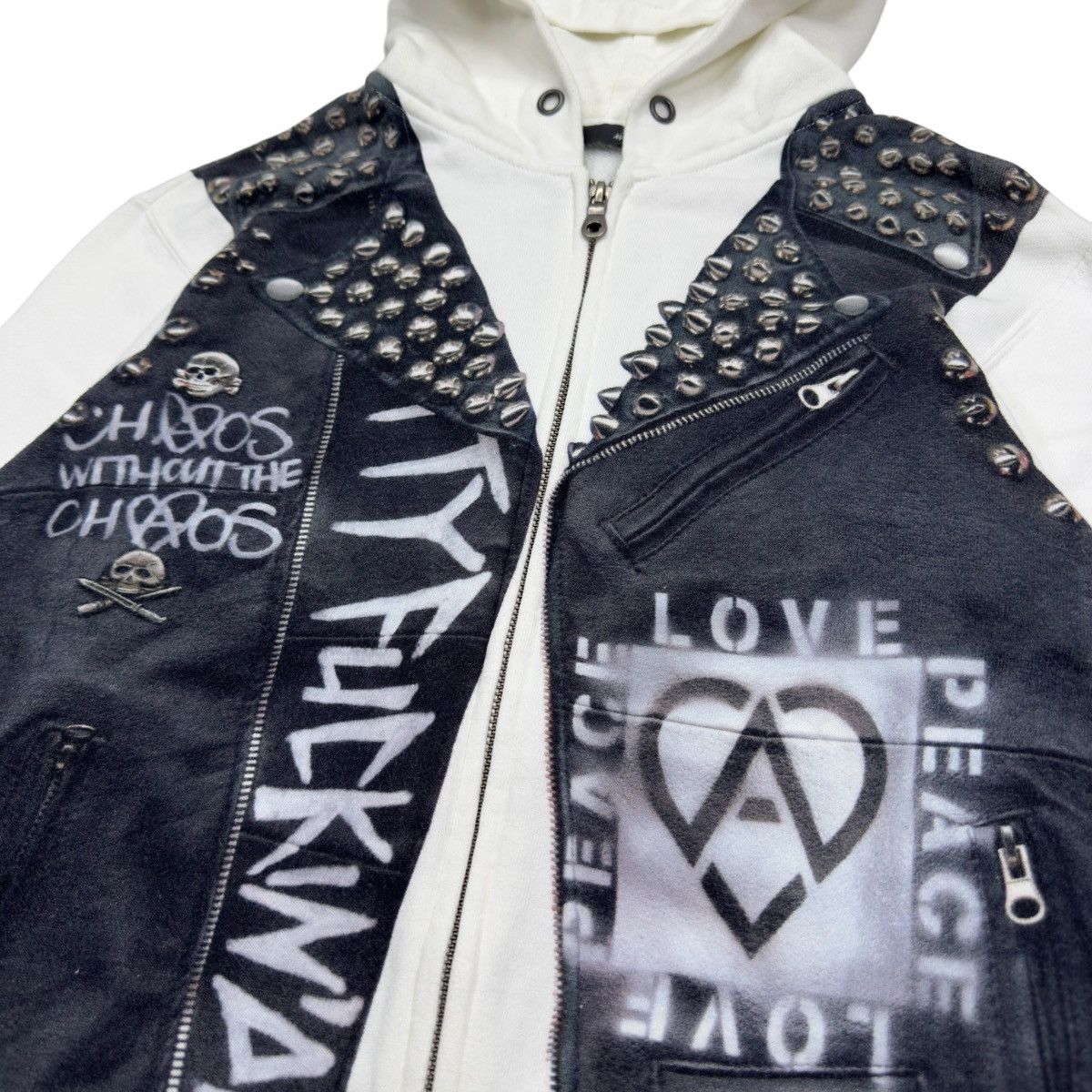 Montage Montage Chaos Fuckin’ Dirty The 1000 Faces Zip Up Hoodie Size US M / EU 48-50 / 2 - 5 Thumbnail