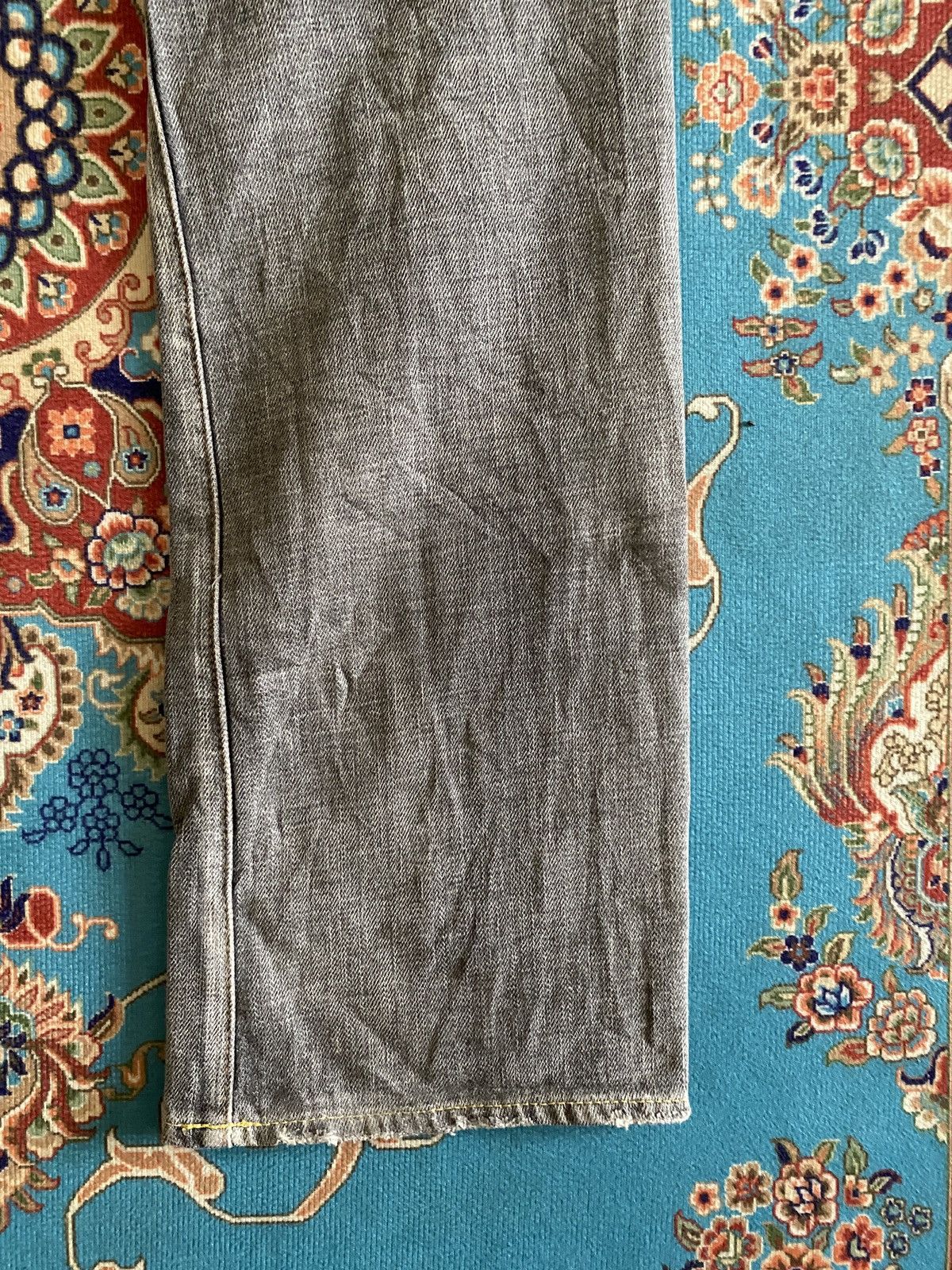 Japanese Brand Japanese Brand Bartack Distressed Denim Size US 31 - 11 Thumbnail